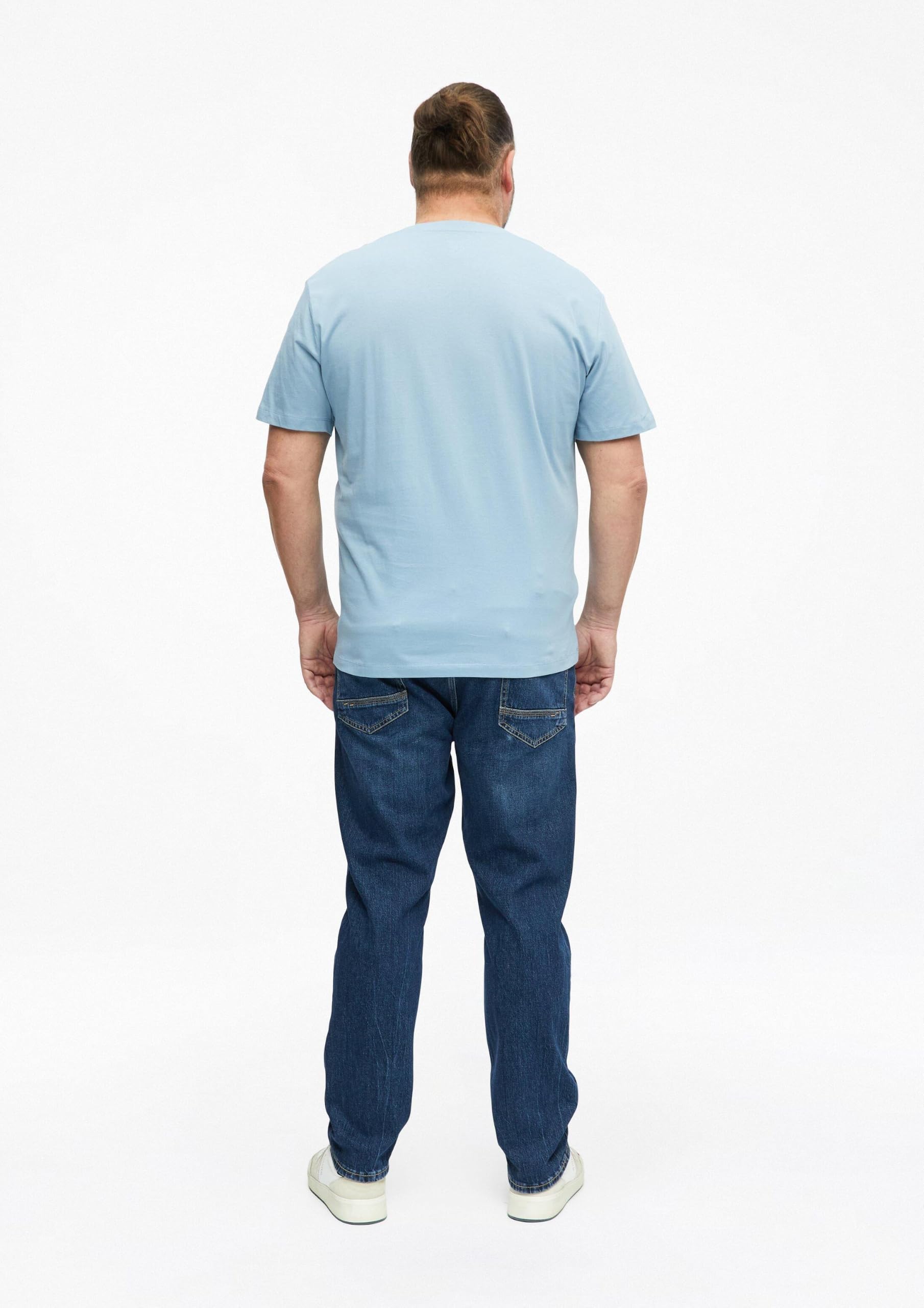 s.Oliver Junior T-Shirt mit Logo blau 3XL