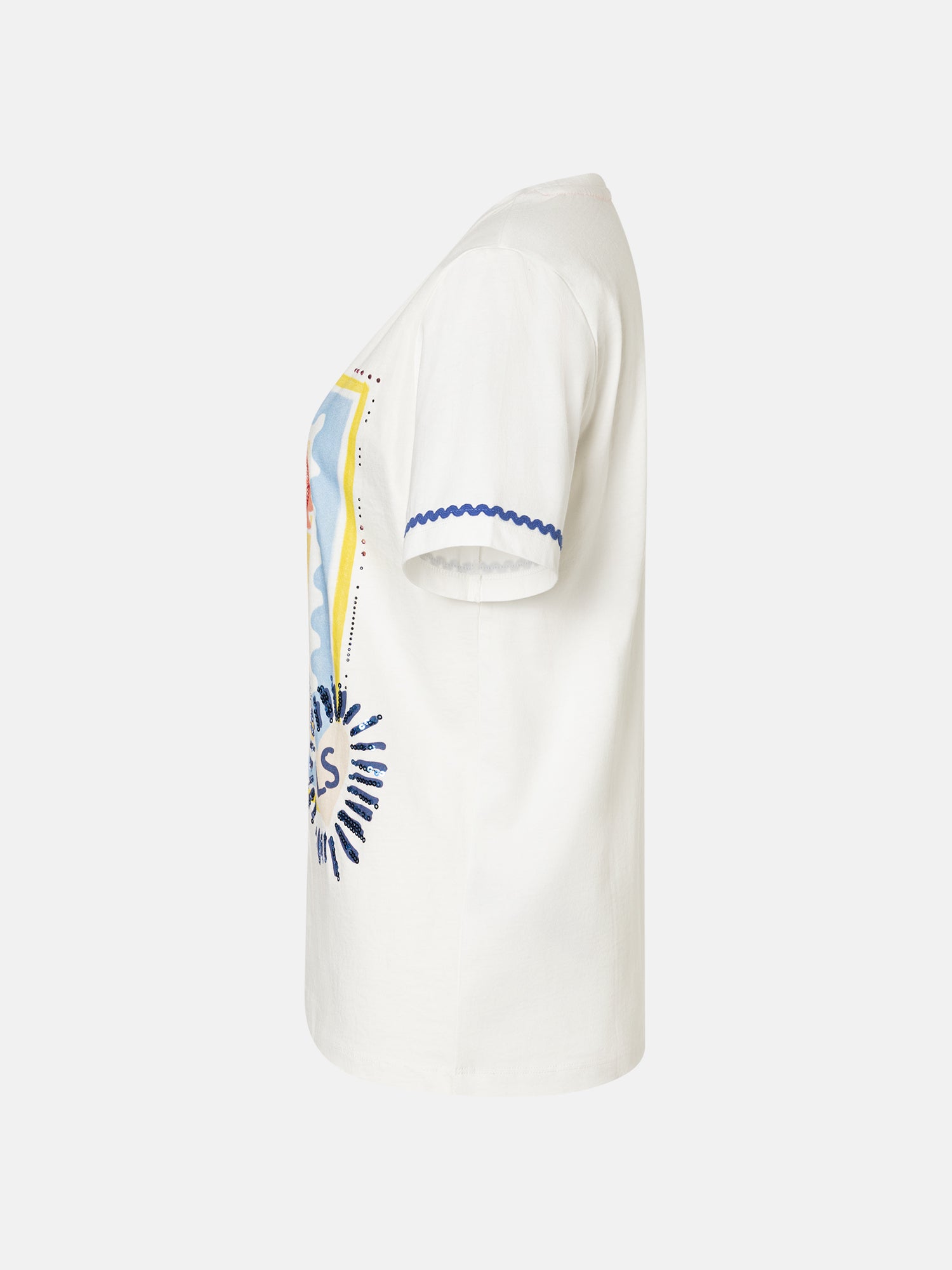 Lieblingsstück PaulaL Shirt offwhite Baumwolle Print