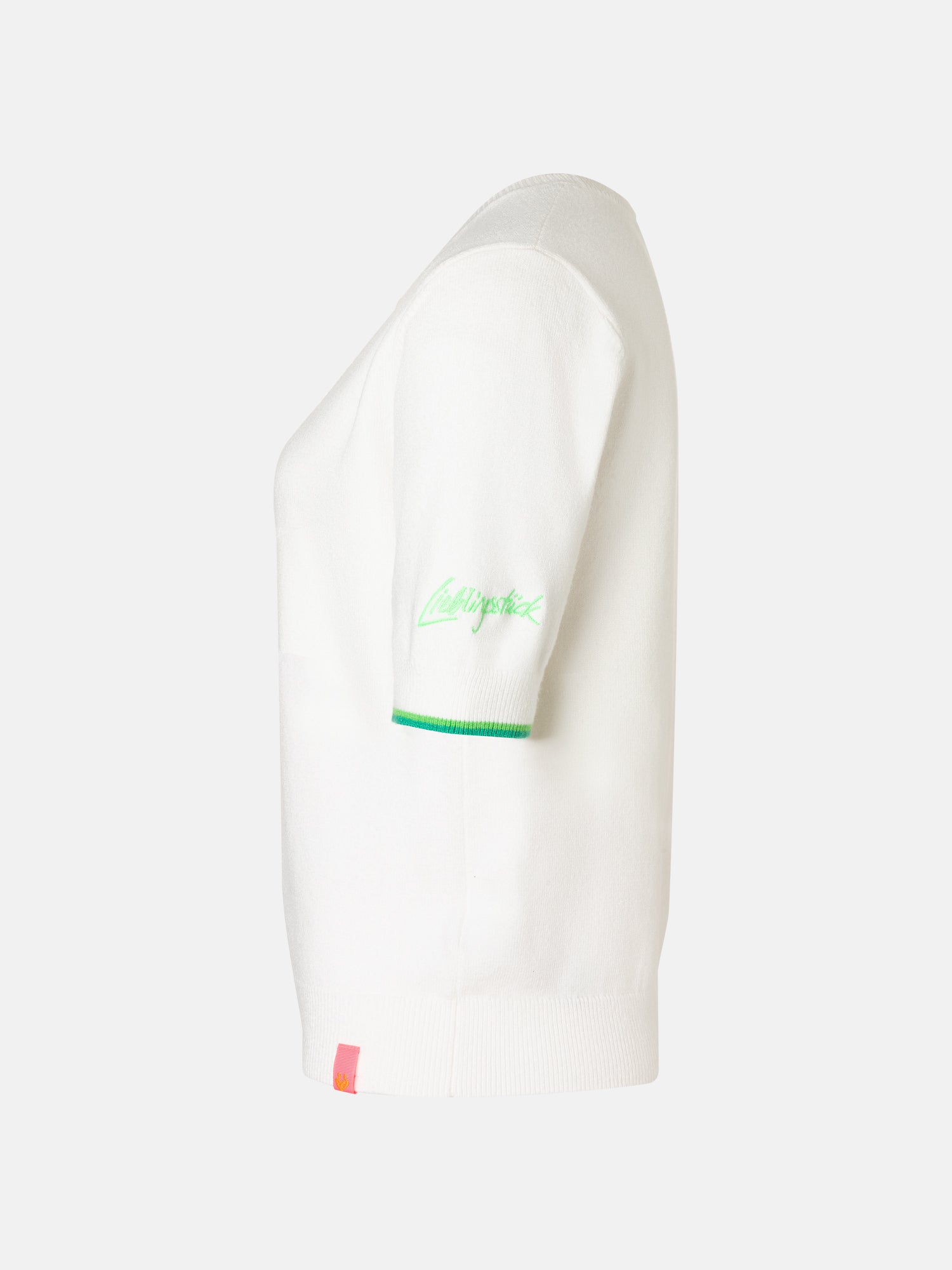 Lieblingsstück TalviL Kurzarm-Pullover Viskosemix offwhite