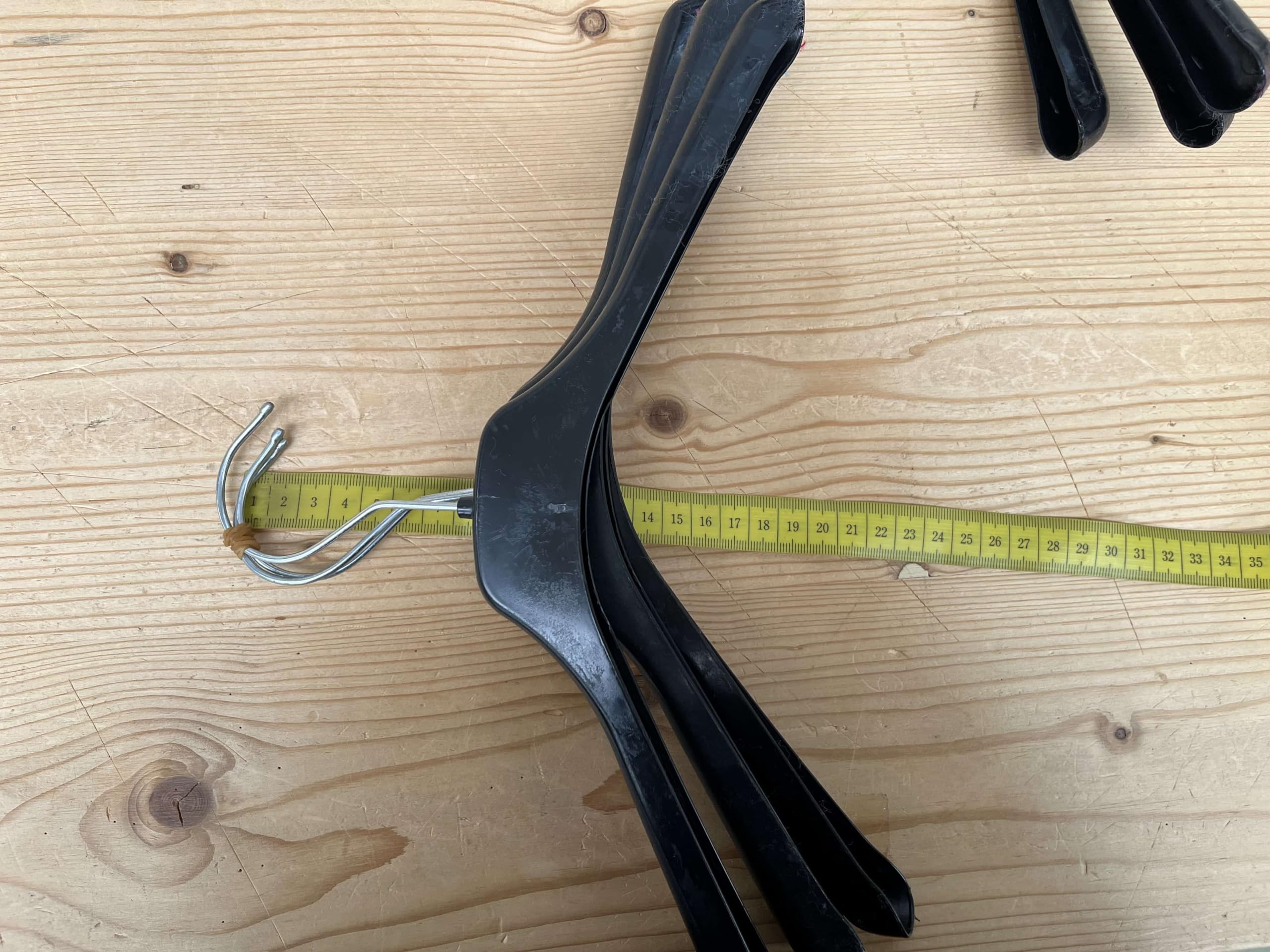 BEZLIT Kinder Kleiderbügel 32 cm schwarz 12 Stück Kunststoff
