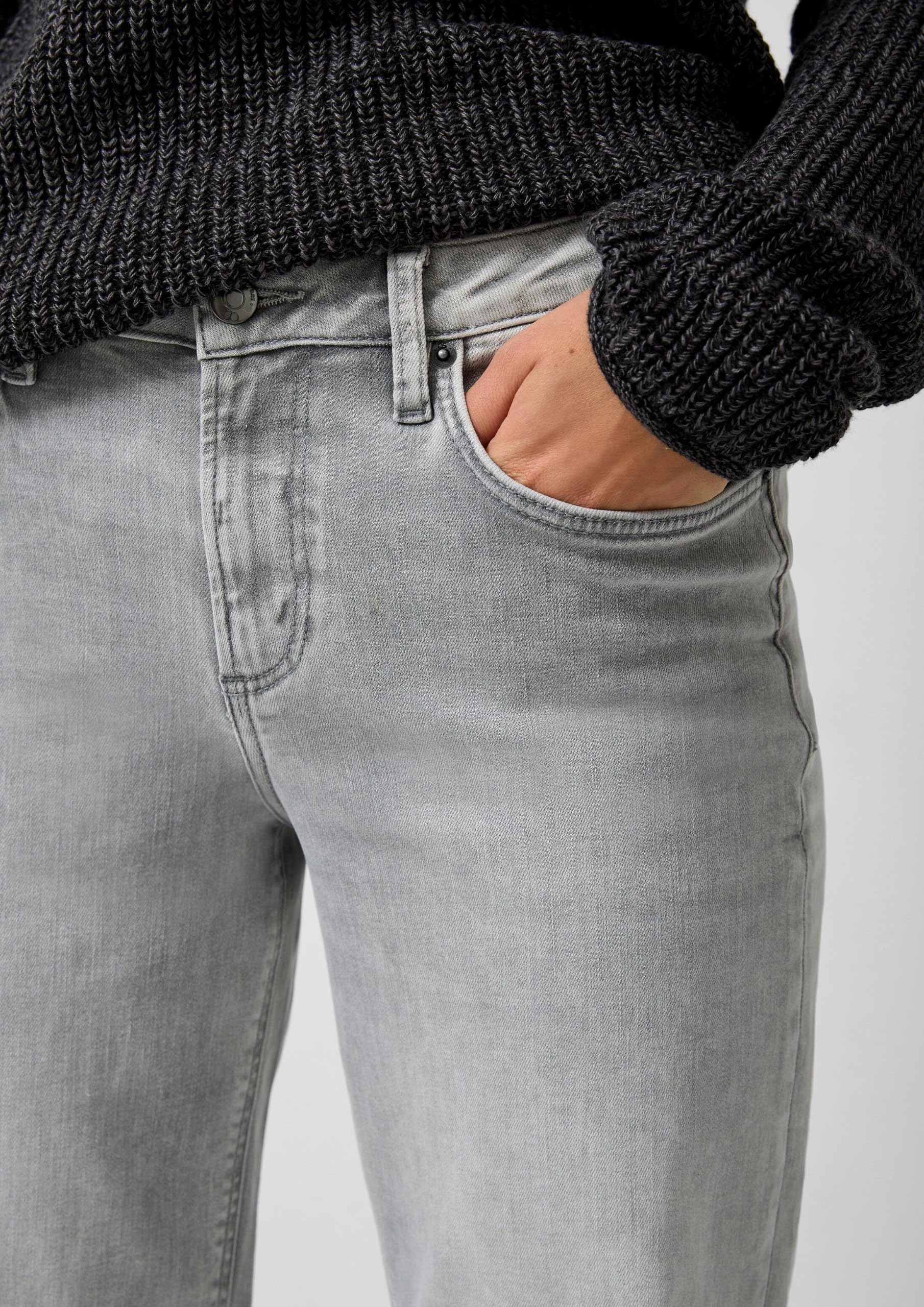 s.Oliver QS 2163062 Jeans-Hose Loose-Fit gestreift
