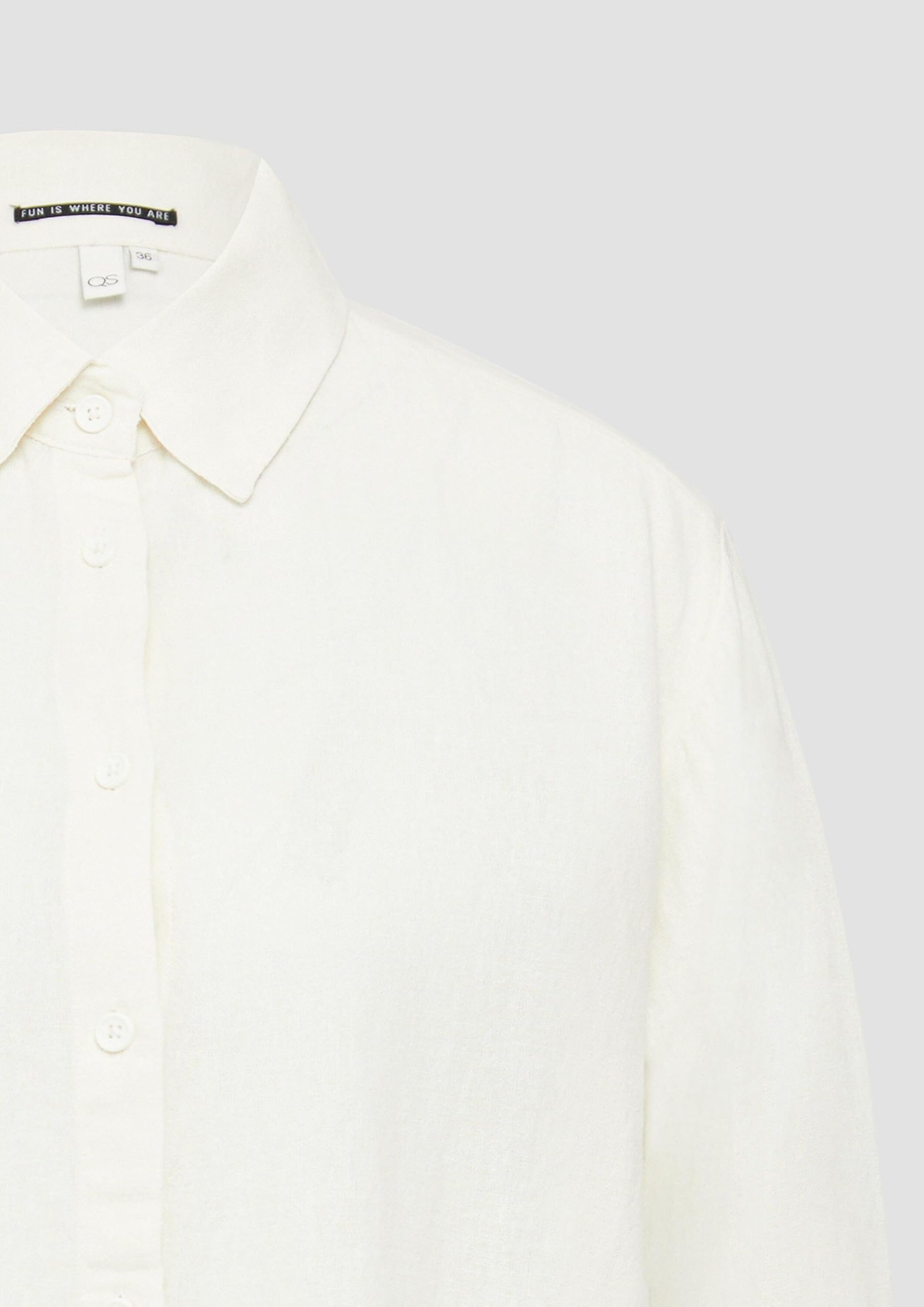 s.Oliver QS Bluse Langarm Leinen Damenbluse