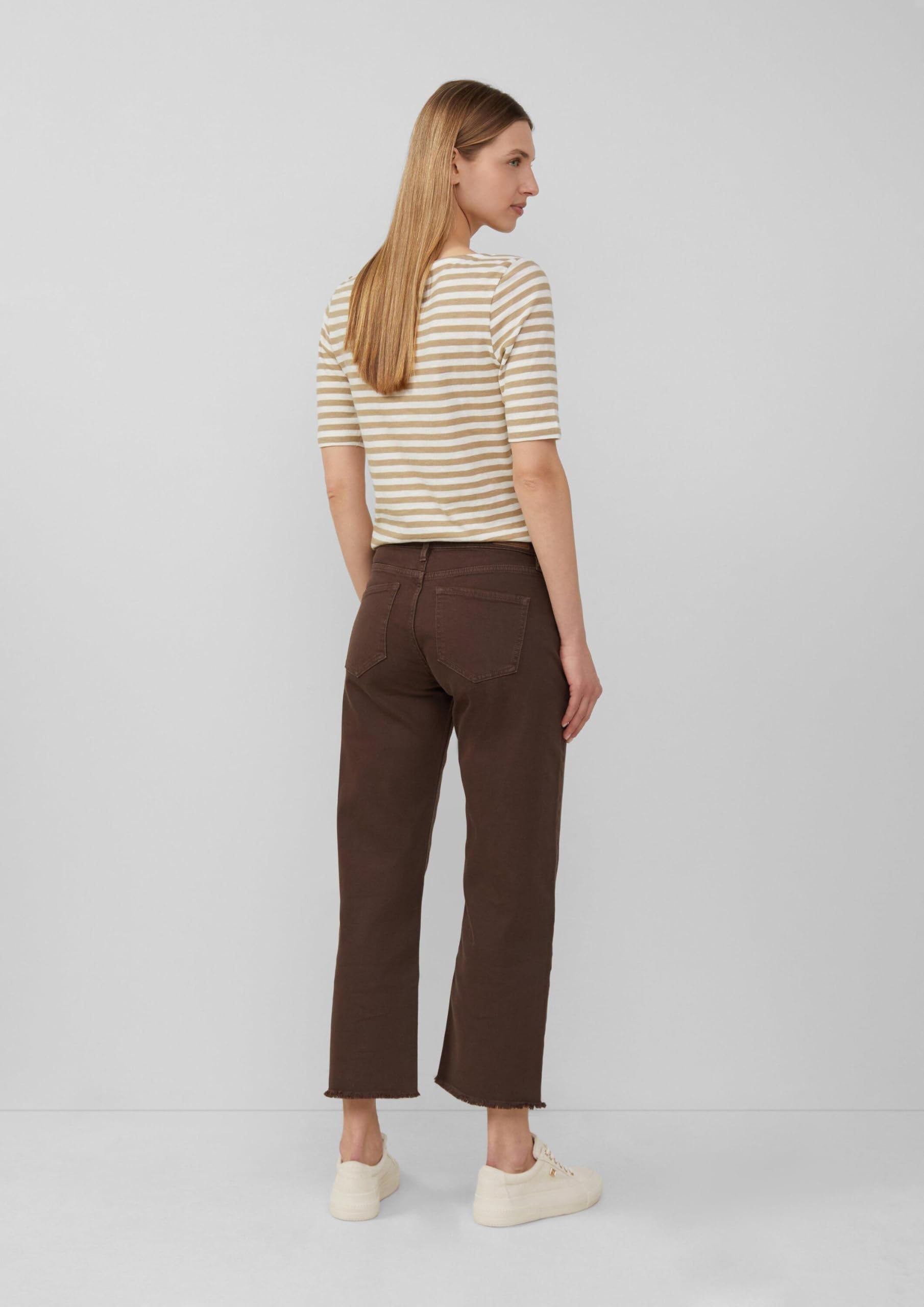 s.Oliver Karolin Cropped Jeans Regular Fit offener Saum