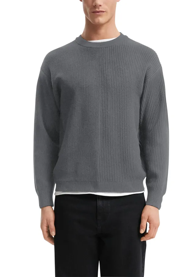 s.Oliver QS Strickpullover mit Layering Pullover langarm