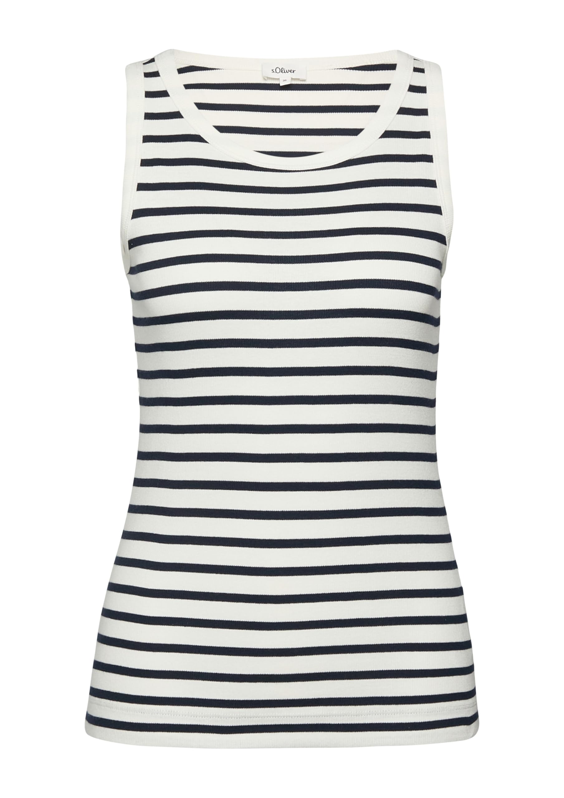 s.Oliver Junior Tanktop Top weiß Gr.36 ärmellos