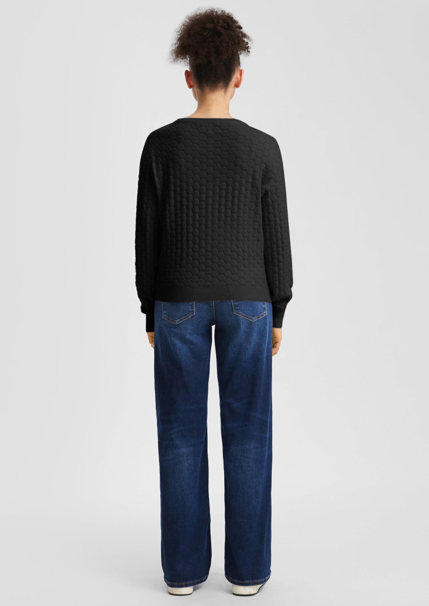 s.Oliver QS Strukturierter Pullover Strickpullover Größe M