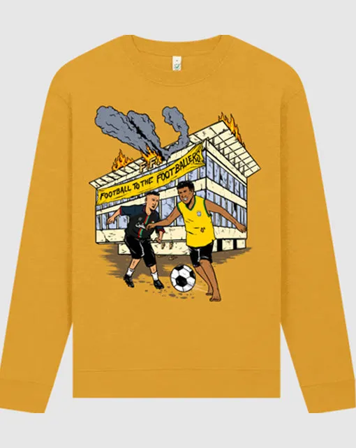 dna merch Football To The Footballers Sweatshirt
