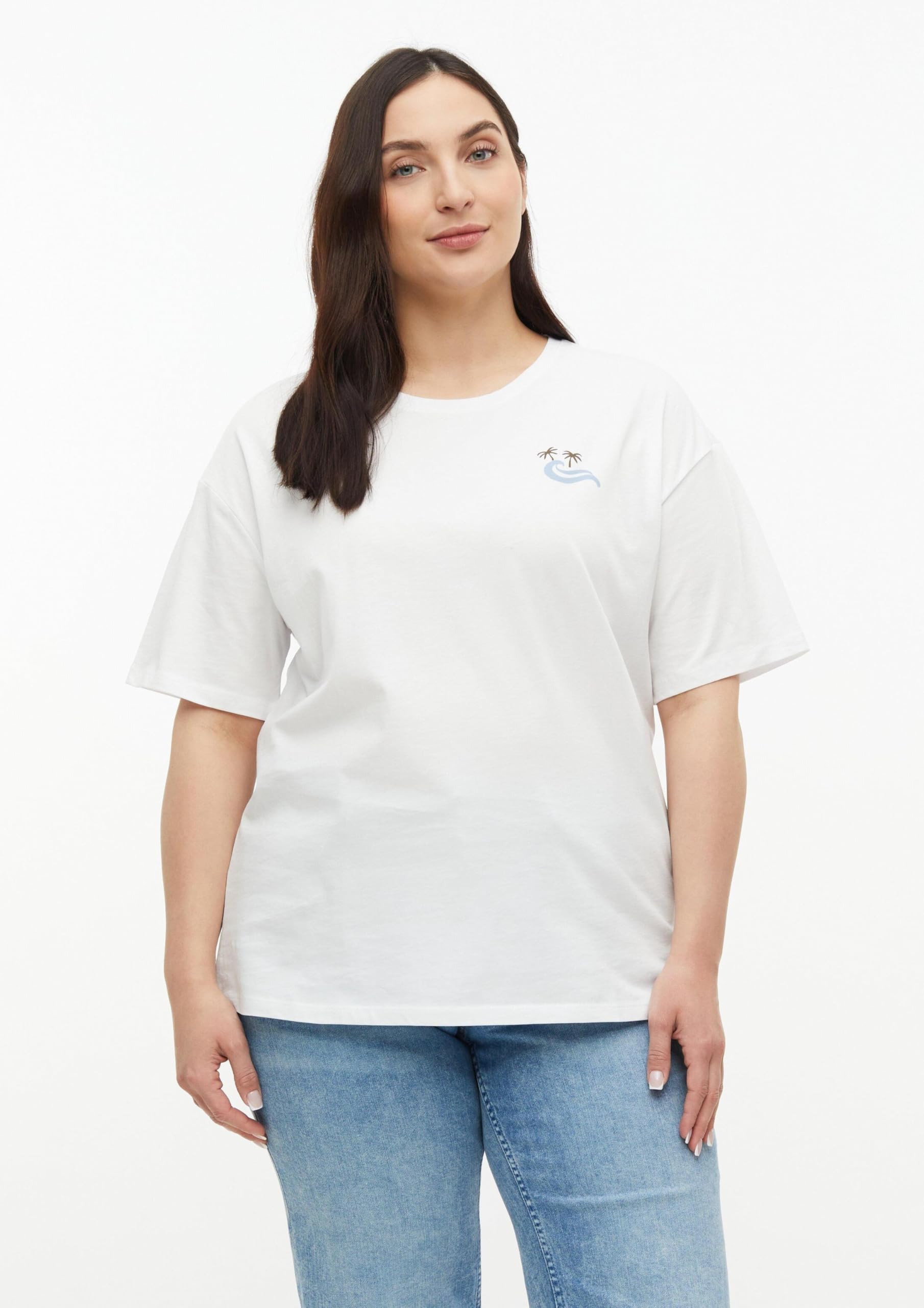 s.Oliver RED LABEL Relaxed Fit T-Shirt Print Größe 50