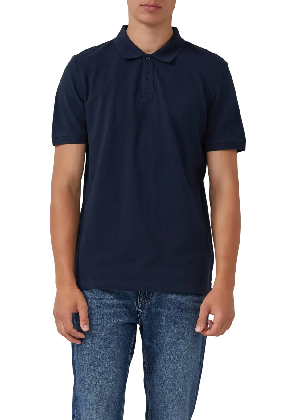 s.Oliver RED LABEL Polo Piqué Doppelpack L navy