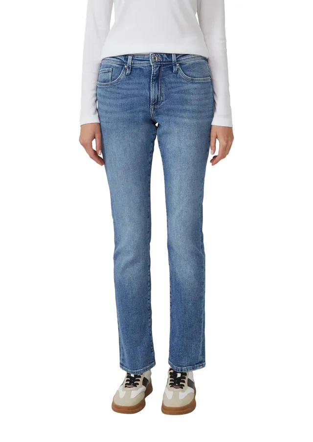 s.Oliver Betsy Jeans Mid Rise Slim Fit Denim