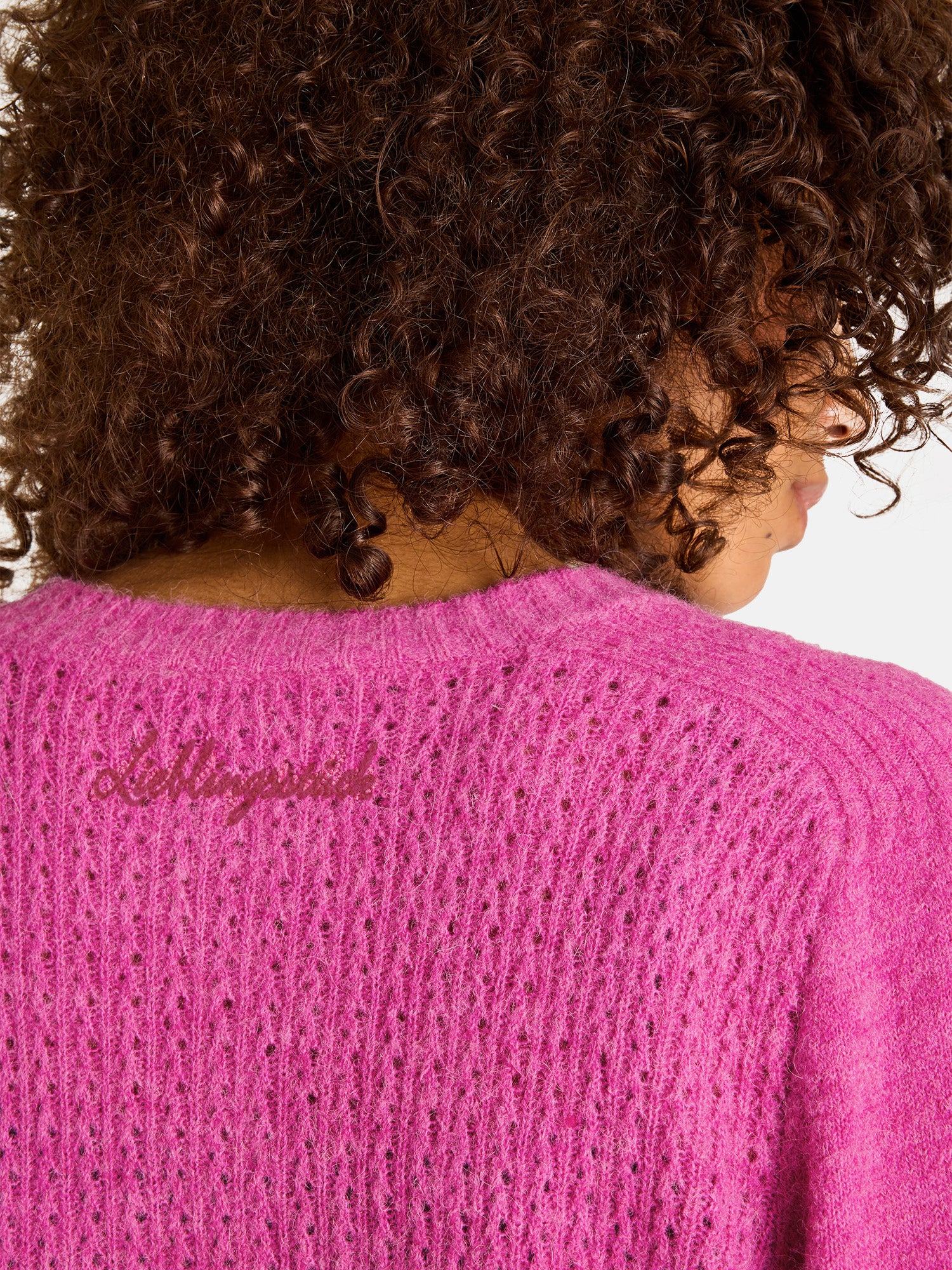 Lieblingsstück ZoetjeL Strickjacke berry Alpakamix