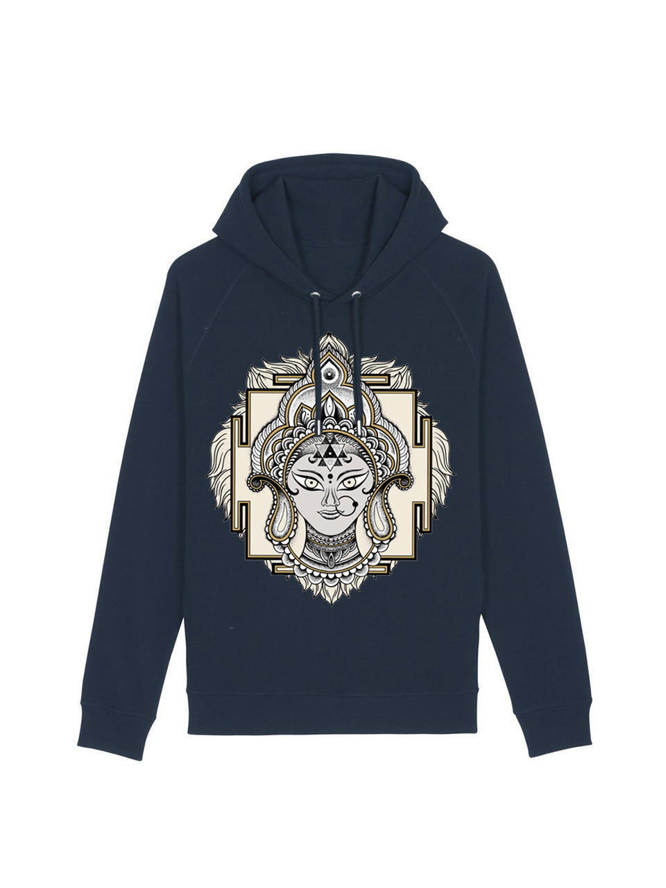 dna merch Sonja Punktum Durga Hoodie Schwarz mit Print