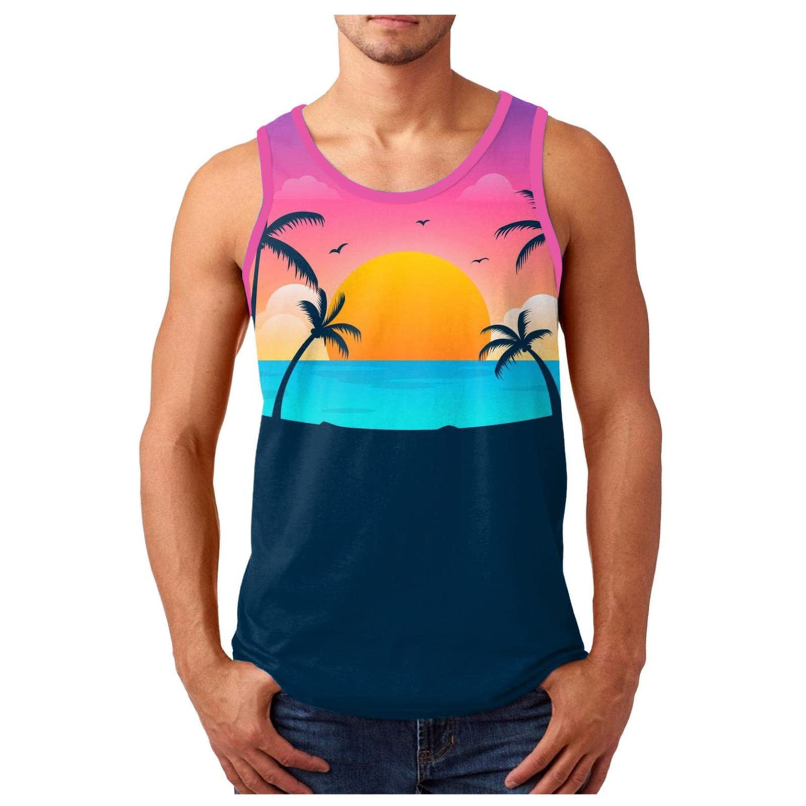 Singular AG Tank Top Hawaii Herren Muskelshirt Sommer