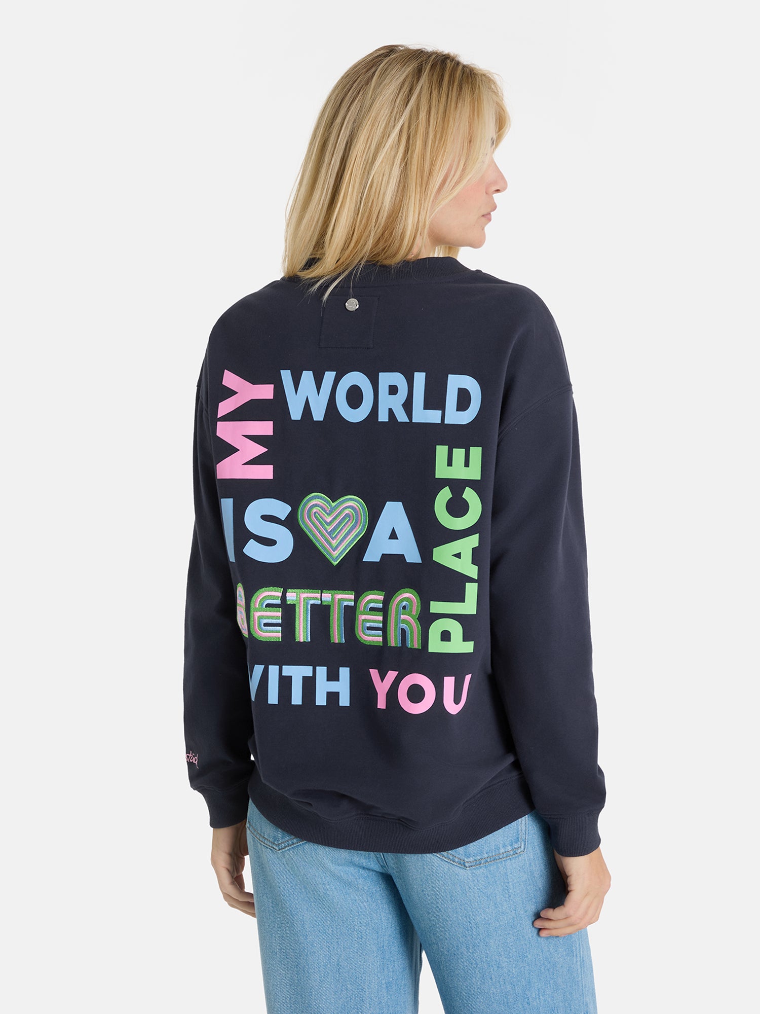 Lieblingsstück TatjanaL Sweatshirt offwhite Spruch