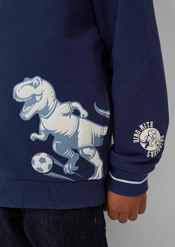 s.Oliver Red Label Sweatjacke Kapuze Print Baumwollmix Kinder