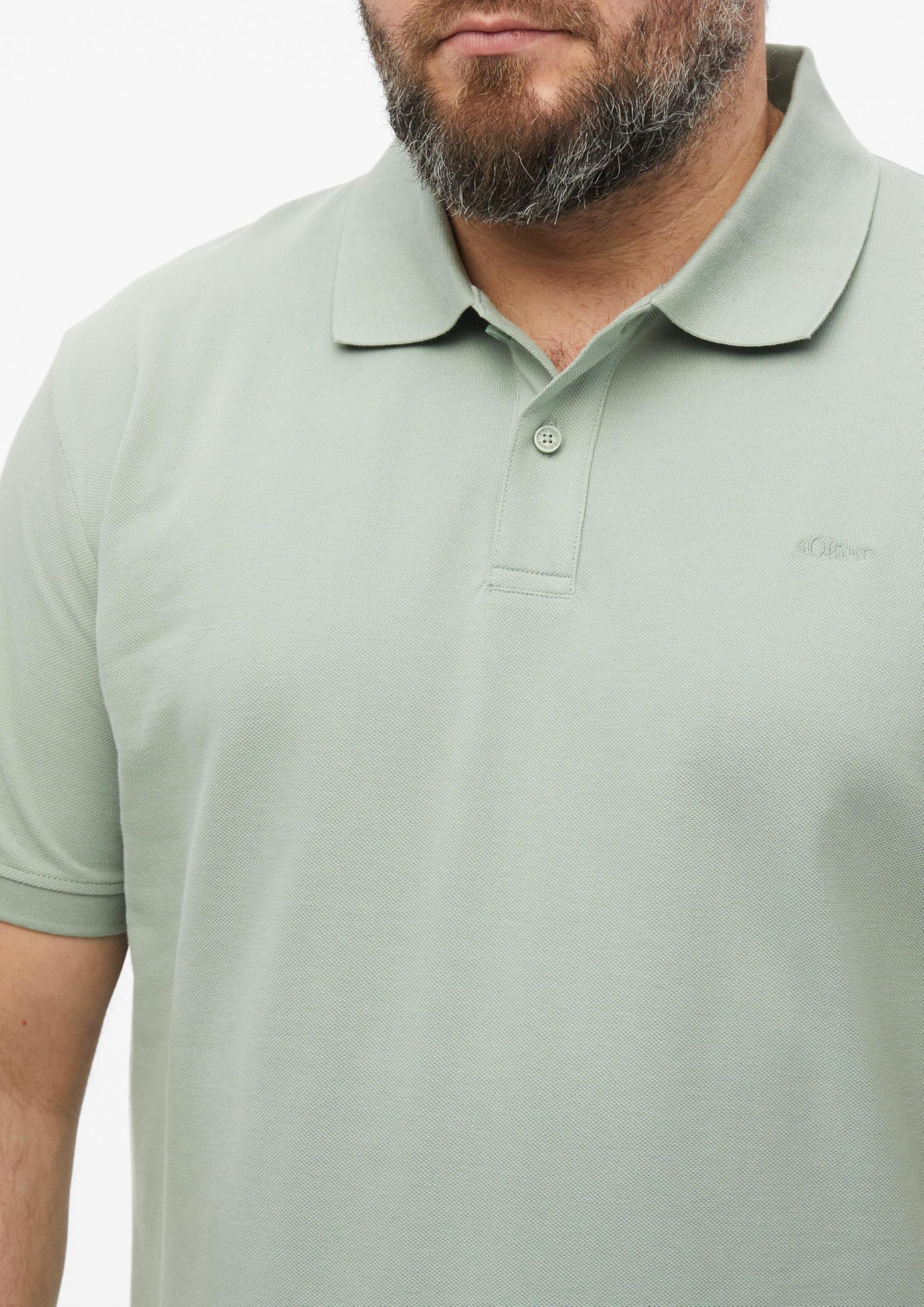 s.Oliver Herren Polo-Shirt Regular Piqué Logo