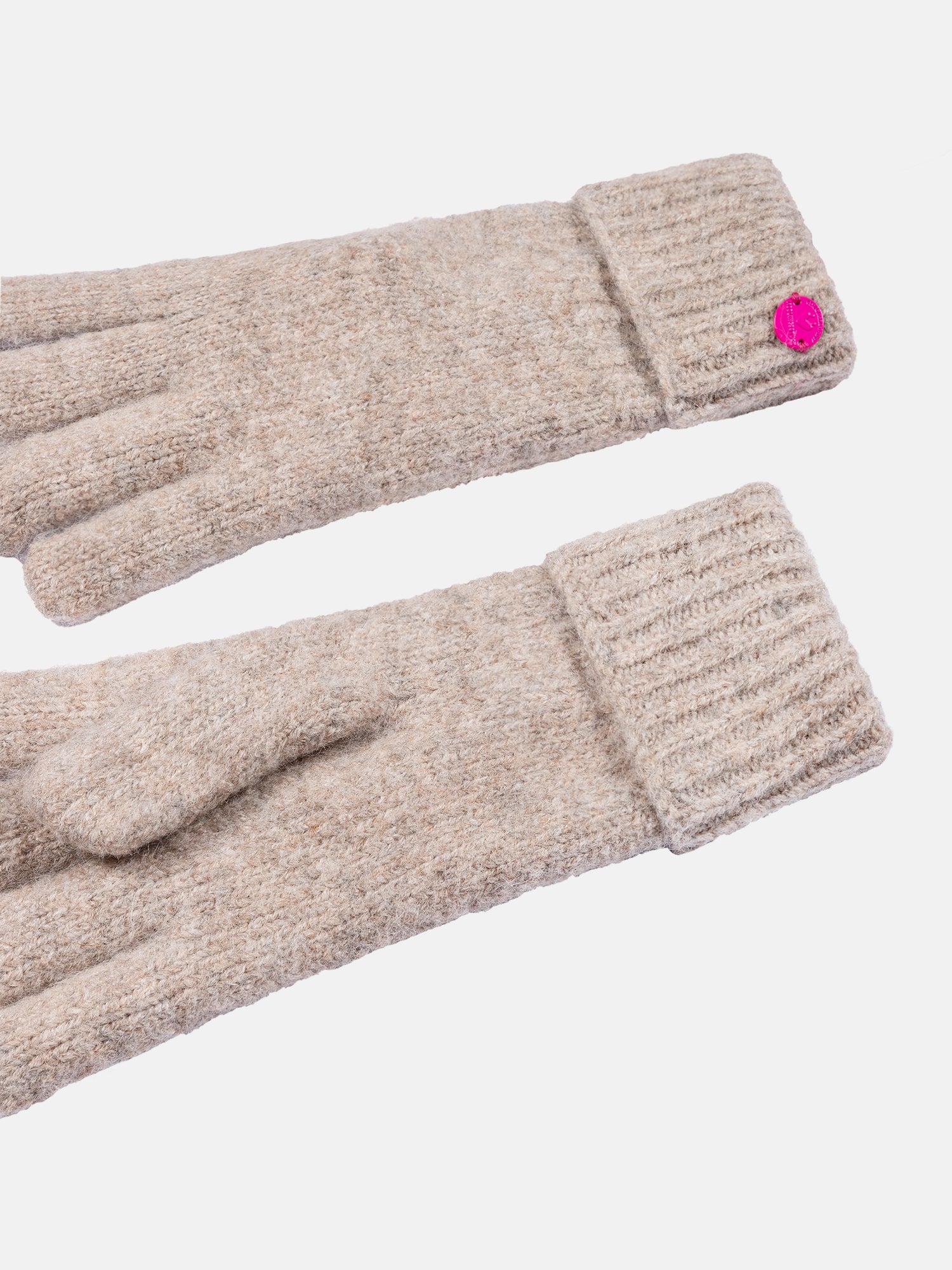 Lieblingsstück Soft Spirit Strickhandschuhe beige Herzdetail