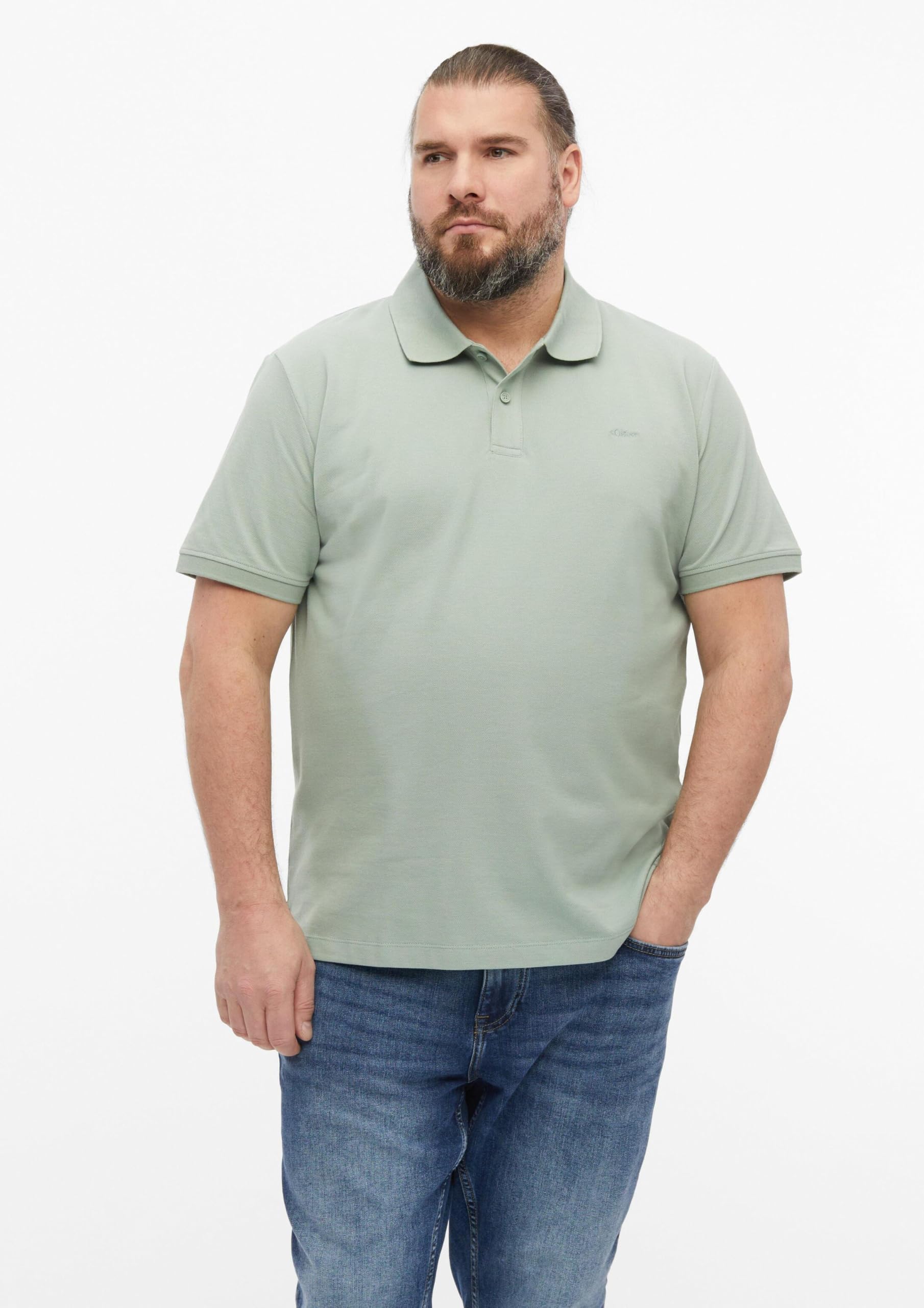 s.Oliver Herren Polo-Shirt Regular Piqué Logo