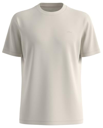 s.Oliver 2185485 T-Shirt mit Logo Herren Beige Baumwolle
