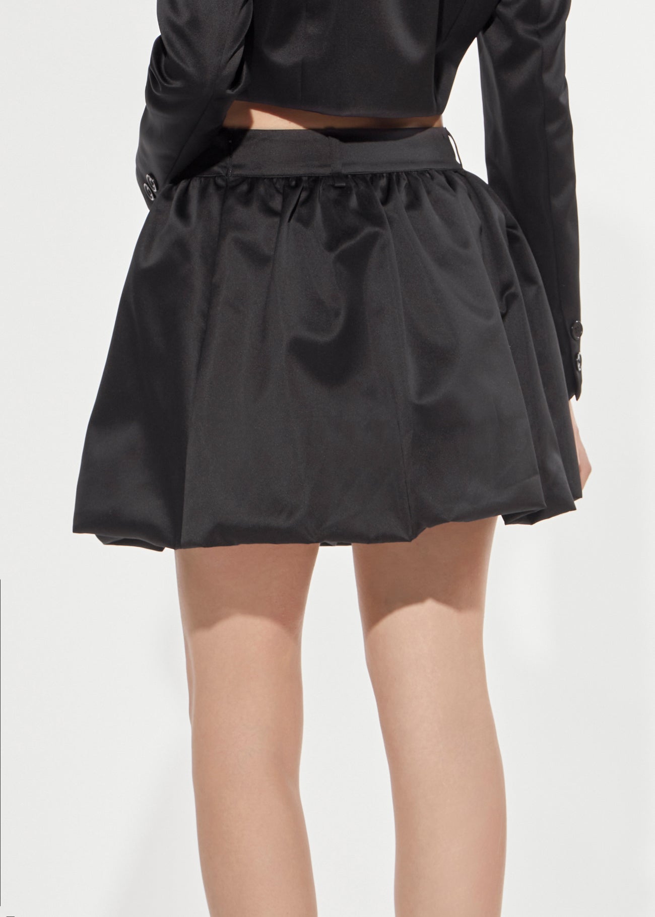 Denny Rose Ballon Minirock Duchesse Schwarz