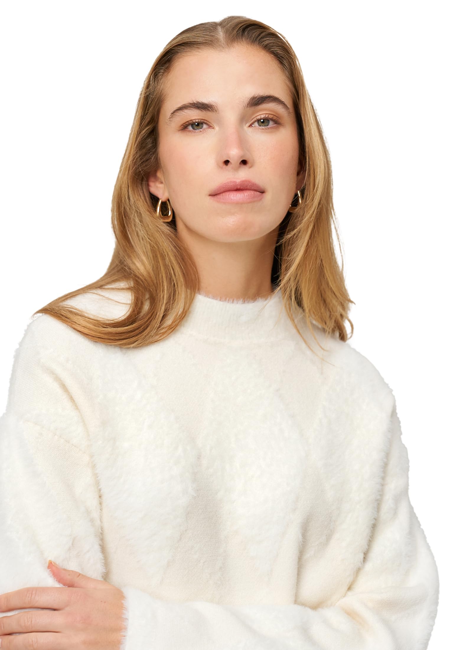 zero Pullover Karomuster Pullover CreamCream Gr.40
