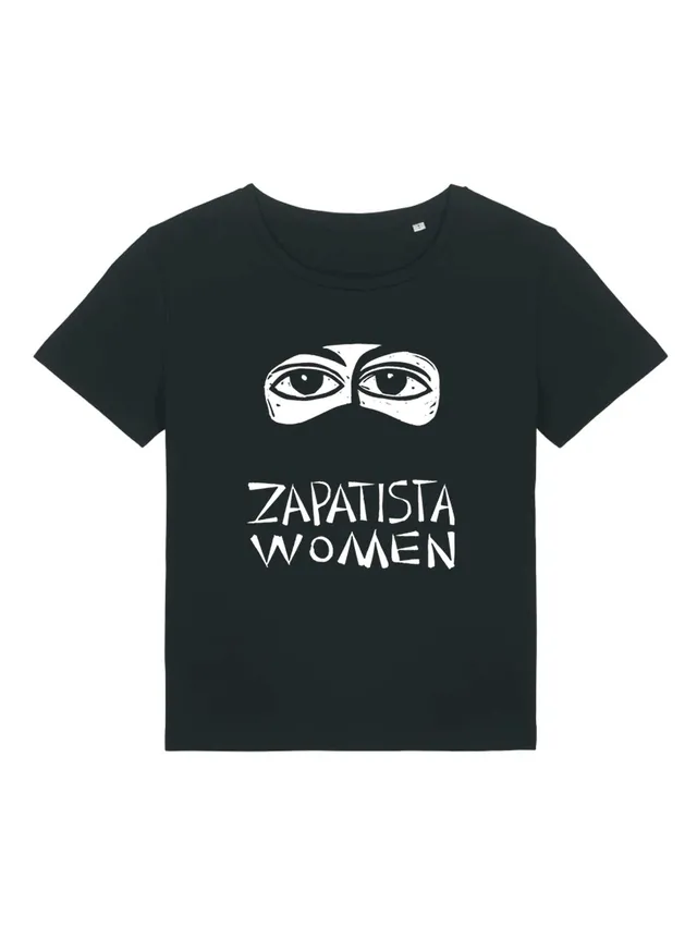 dna merch Zapatista Women T-Shirt Damen schwarz