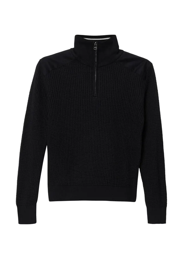 s.Oliver Strickpullover Troyer-Kragen 146-152 Webpanel