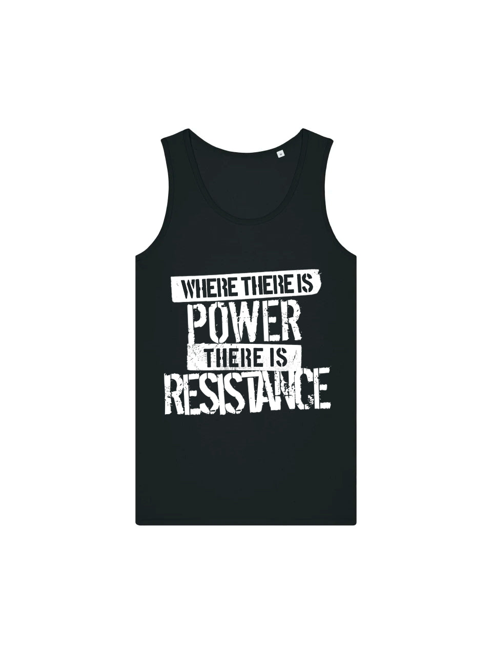 dna merch Macht und Widerstand Power And Resistance Tanktop Navy