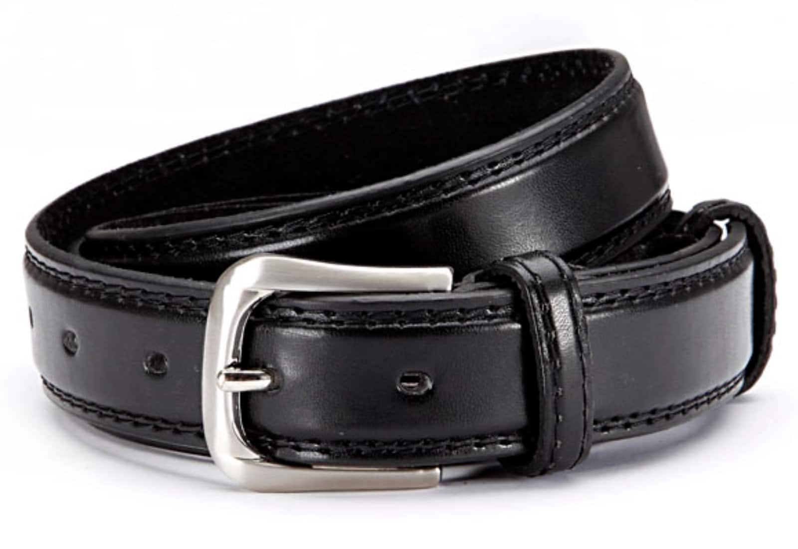 BEZLIT Herren Echtleder-Gürtel 3 cm Schwarz Größe 105