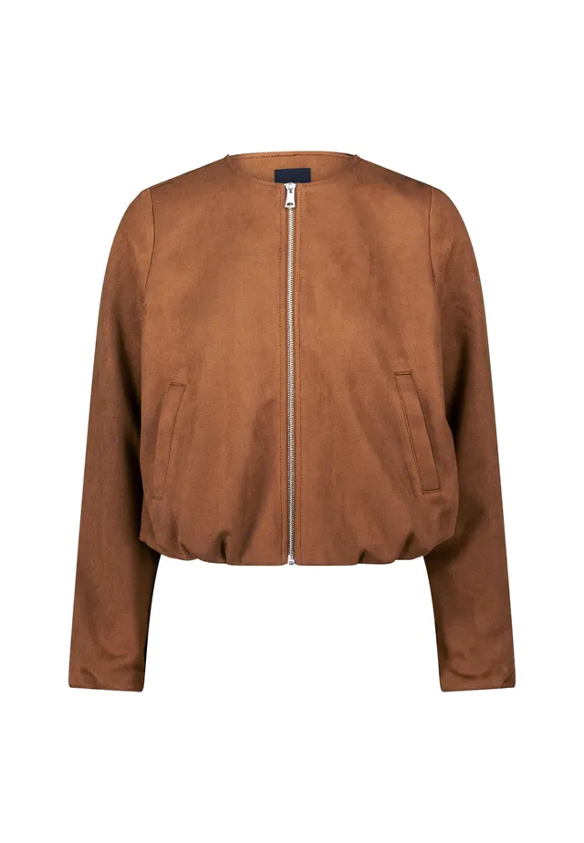 zero Blazerjacke Reißverschluss Bright Tobacco Gr.40