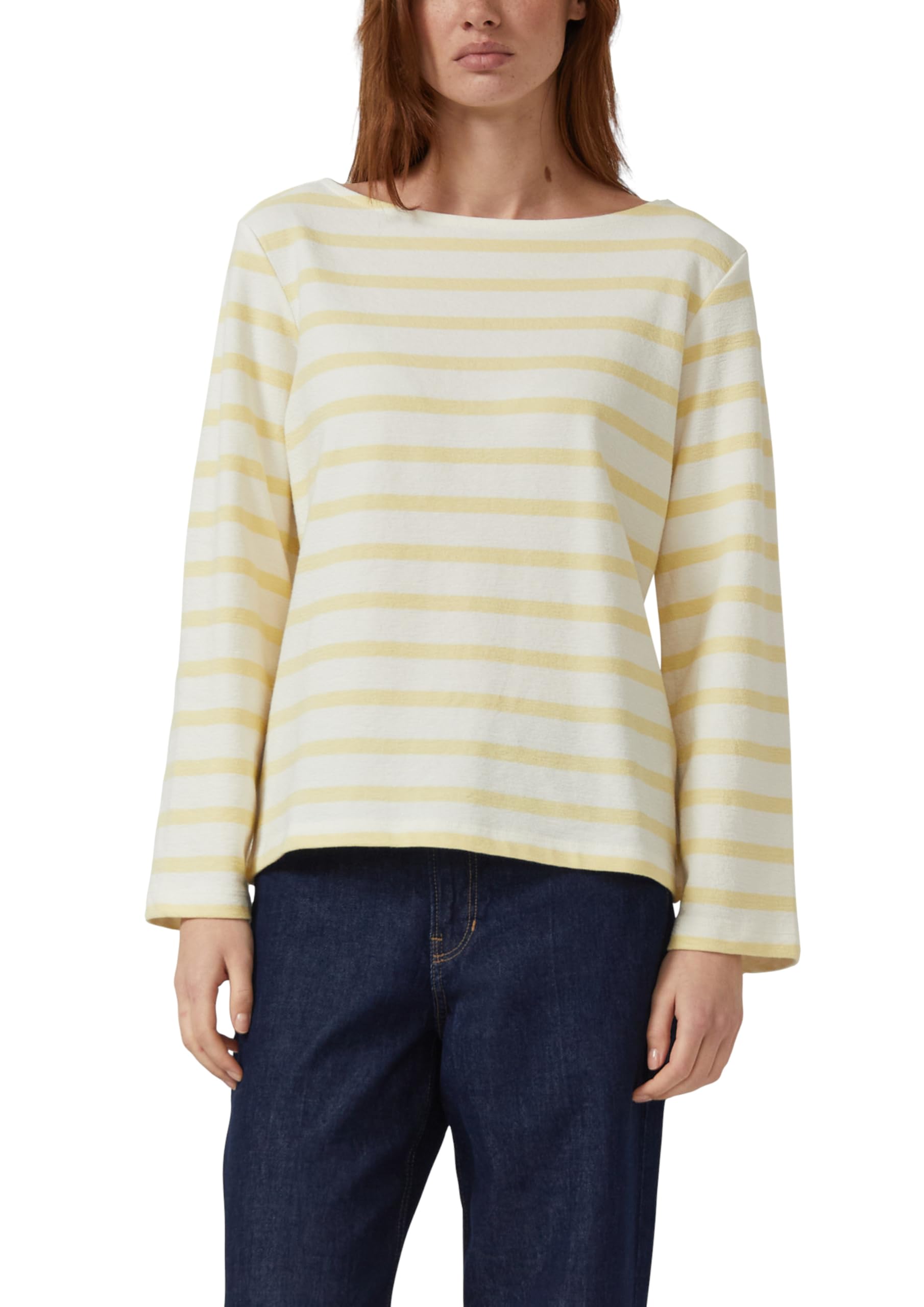 s.Oliver RED LABEL Sweatshirt blau Streifen Regular Fit