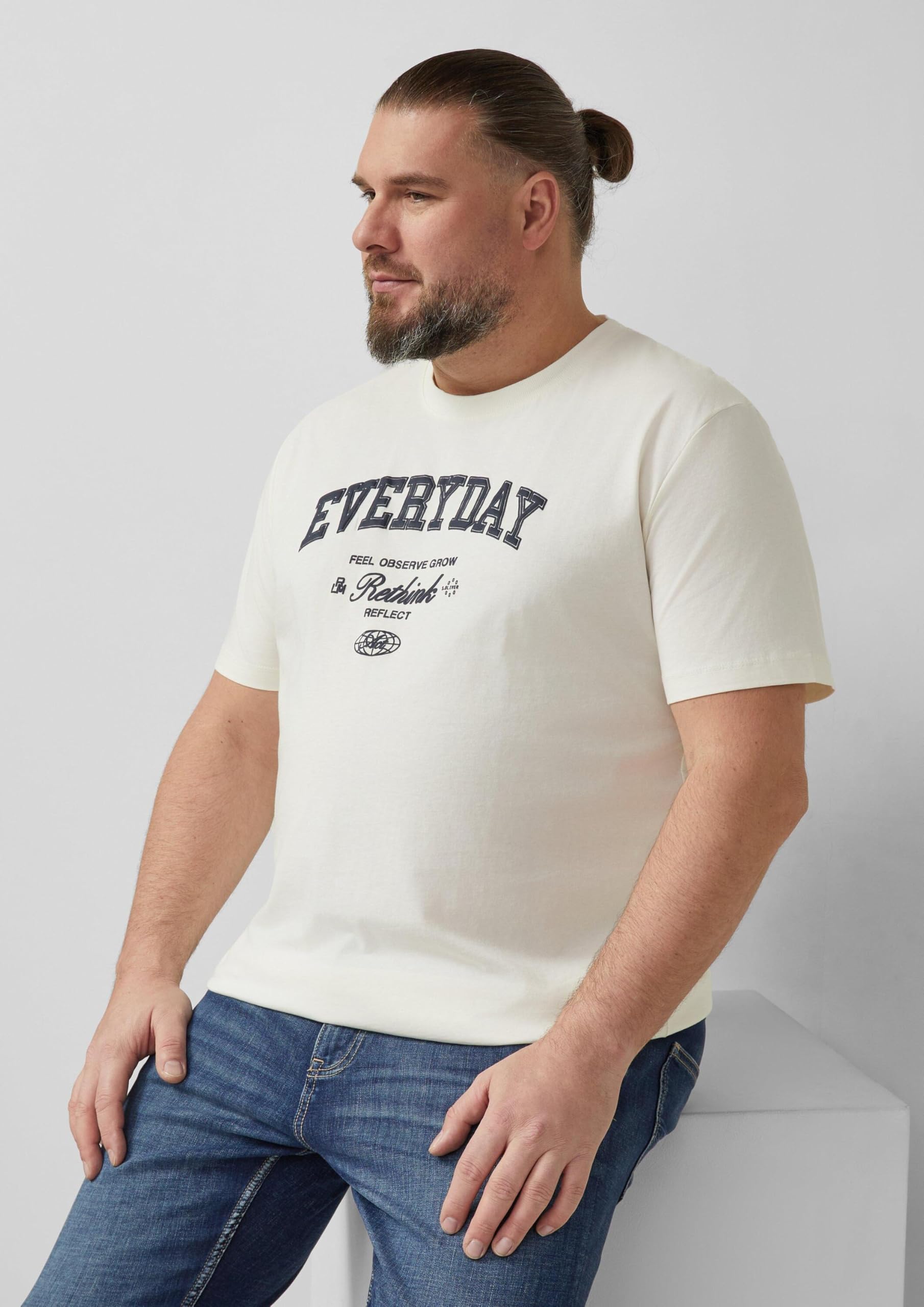 s.Oliver Piqué T-Shirt Garment Dye 3XL Baumwolle
