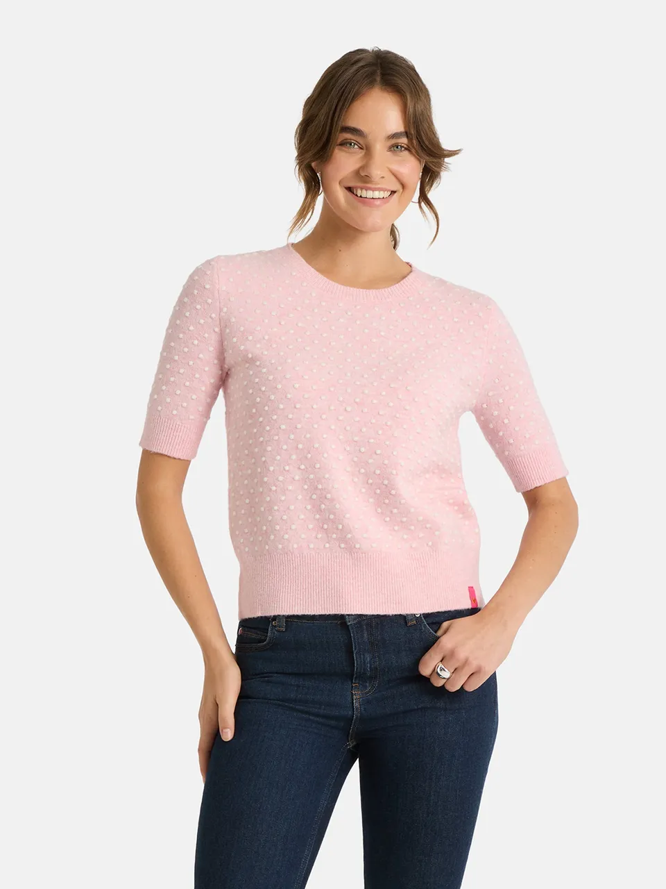 Lieblingsstück TanjaL Pullover rose Kurzarm
