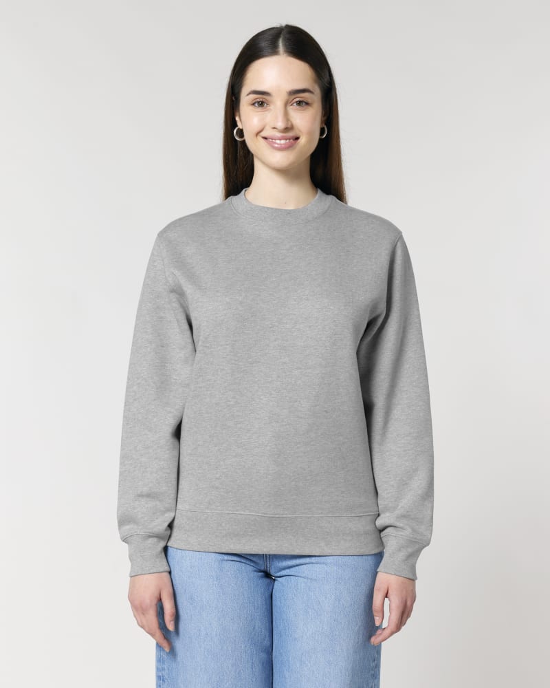 dna merch COR Herztier Unregierbar Pullover Heidegrau