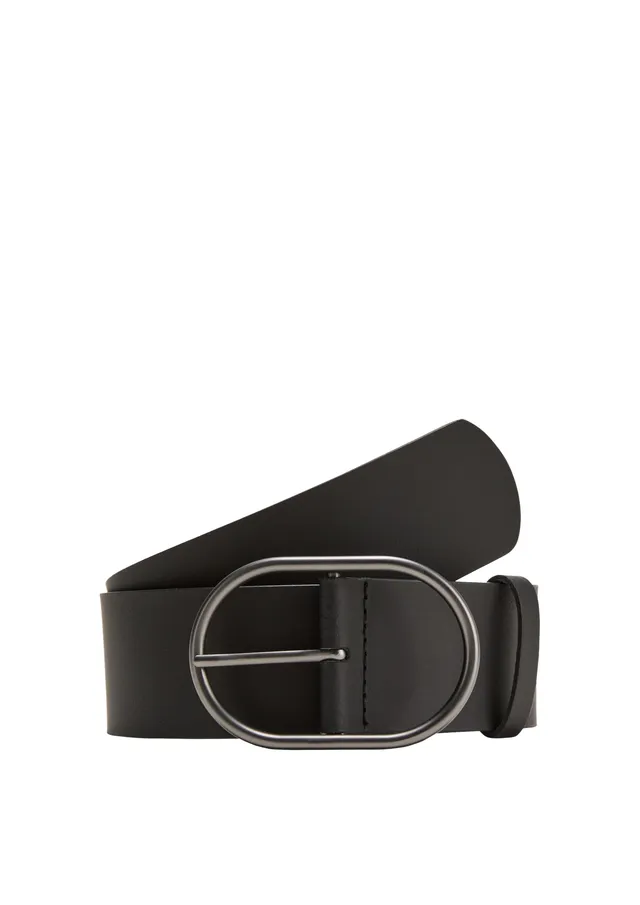 s.Oliver 2141685 Damen Ledergürtel M Schwarz