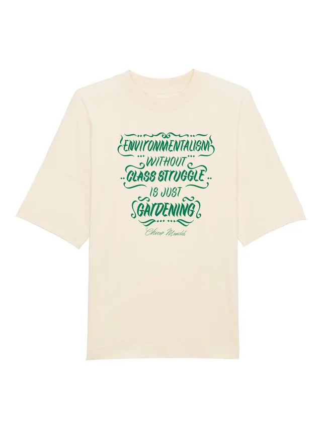 dna merch Chico Mendes Oversized T-Shirt Natural Bio-Baumwolle