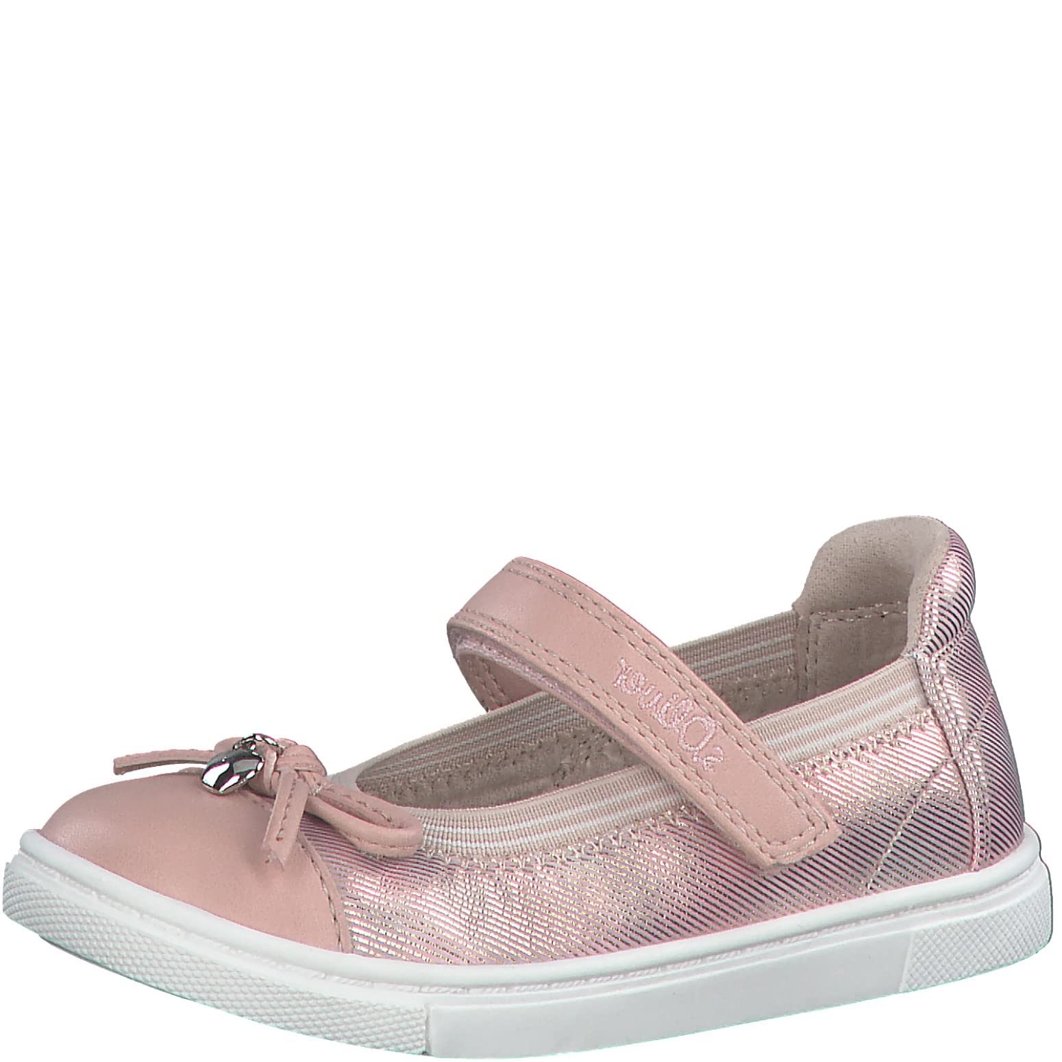 s.Oliver Mädchen Ballerinas 5-5-32200-20 pink silber flach