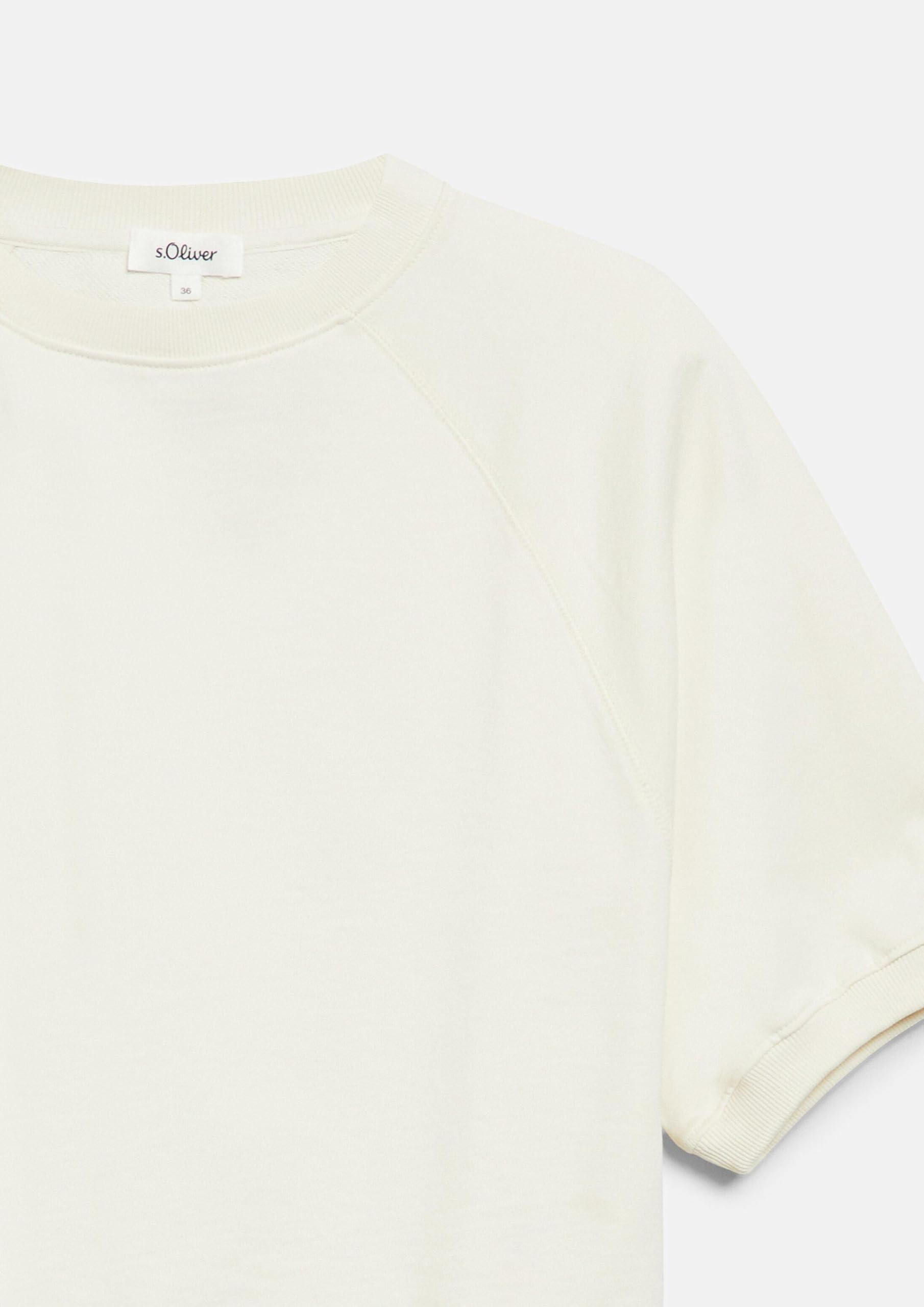 s.Oliver RED LABEL Sweatshirt Kurzarm Baumwolle