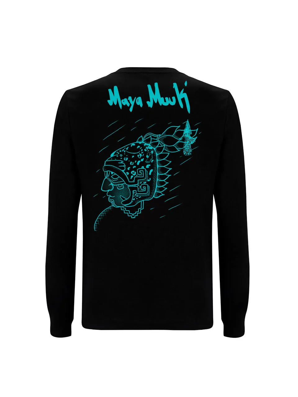 dna merch Maya-Widerstand 1517 Langarmshirt schwarz