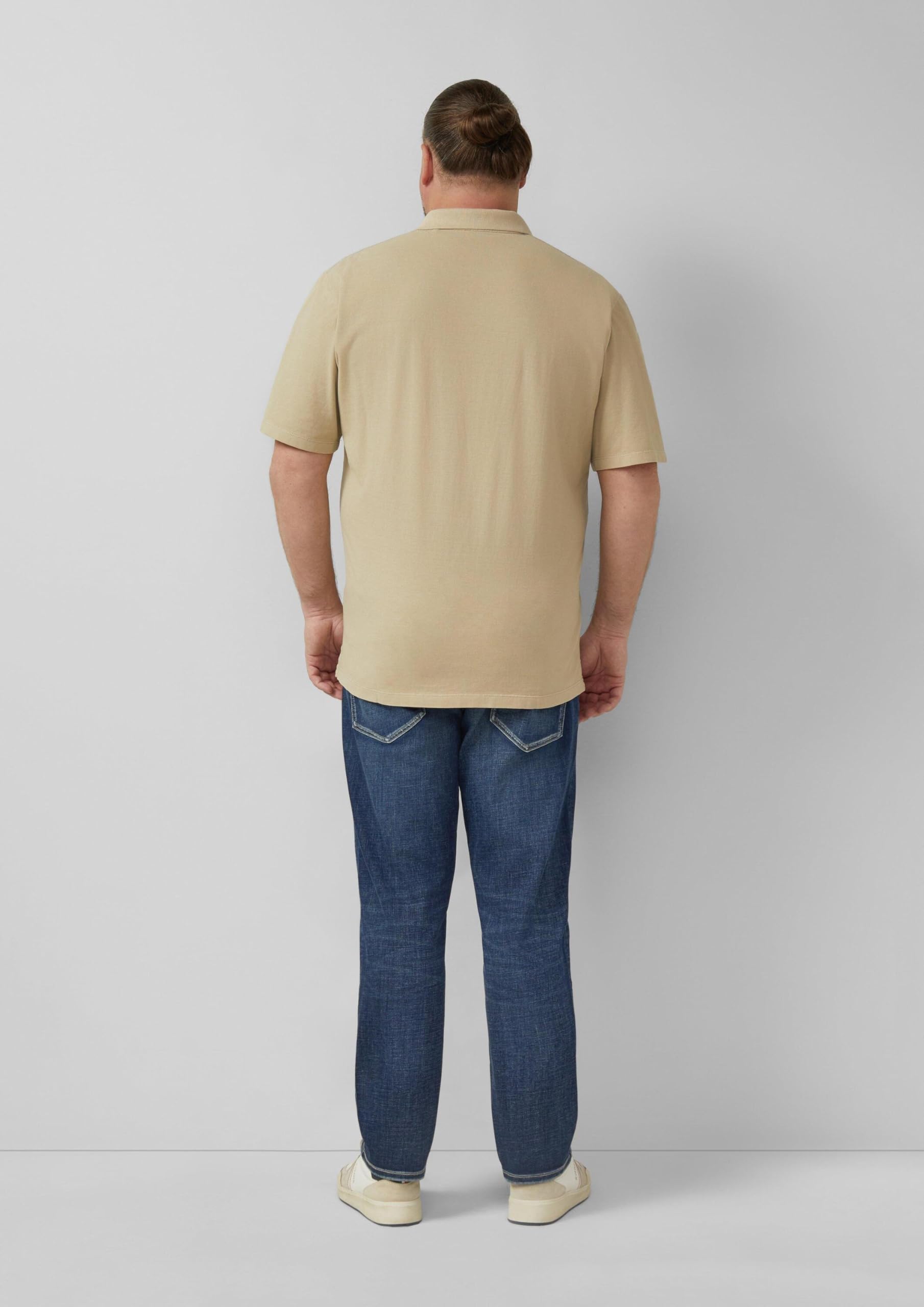 s.Oliver Regular Fit Polo-Shirt Pikée Garment Dye