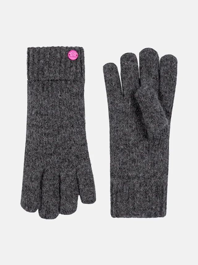 Lieblingsstück Soft Spirit Strickhandschuhe beige Herzdetail