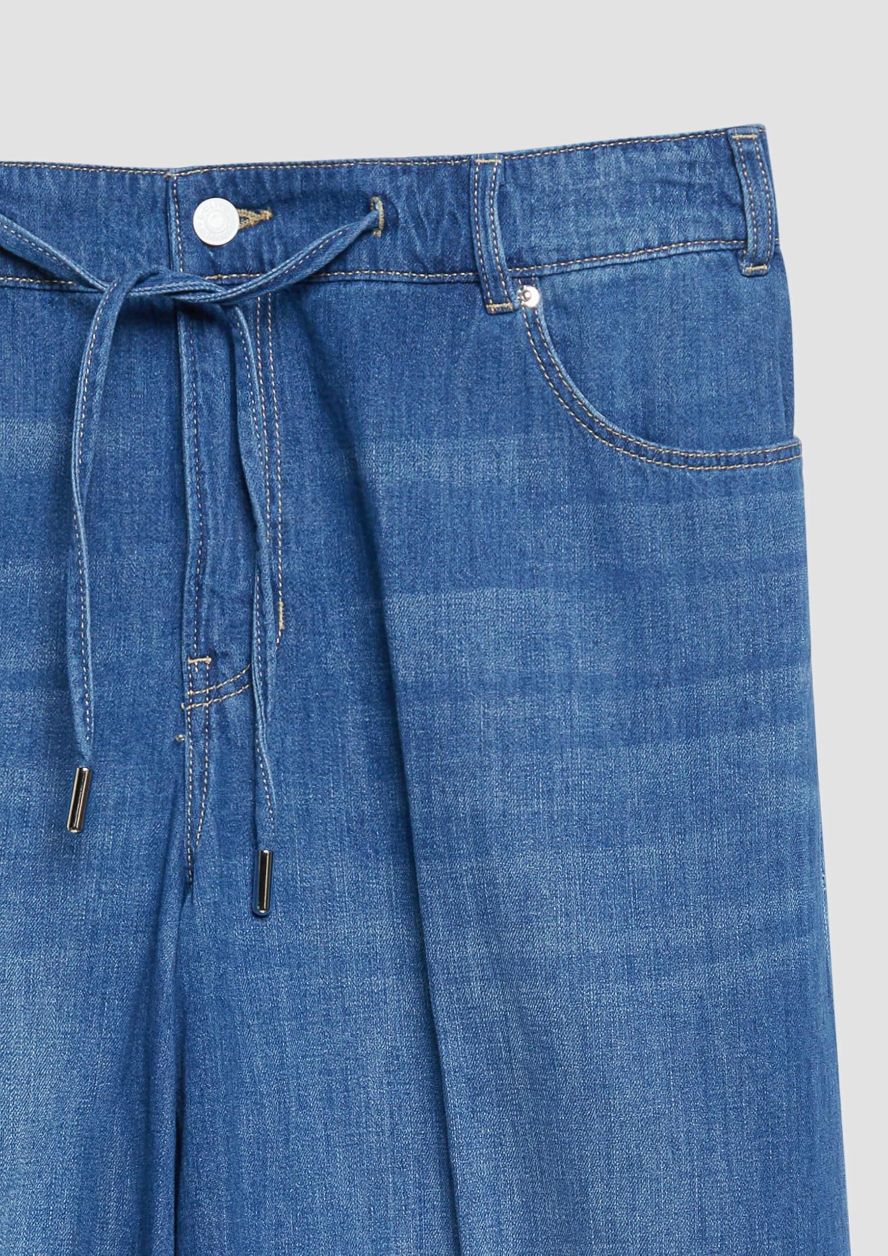 s.Oliver Red Label Culotte Jeans 34 High Rise Leinen