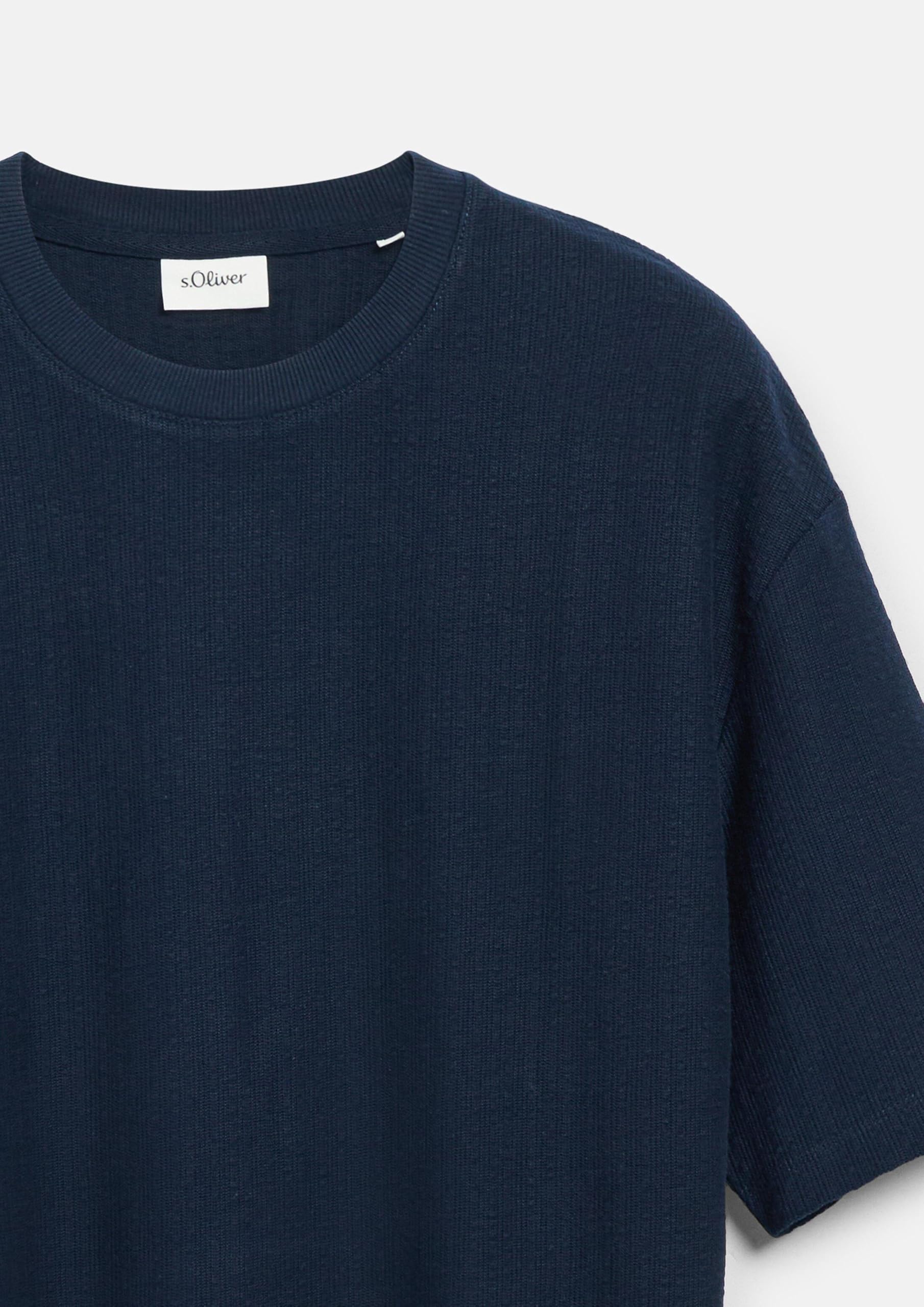 s.Oliver Junior T-Shirt Ripp Modern Fit Navy XL
