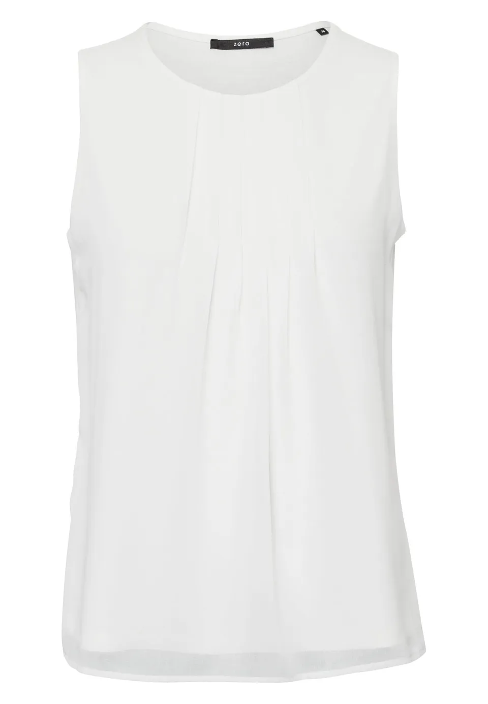 zero Blusentop mit Falten Damen 36 Offwhite