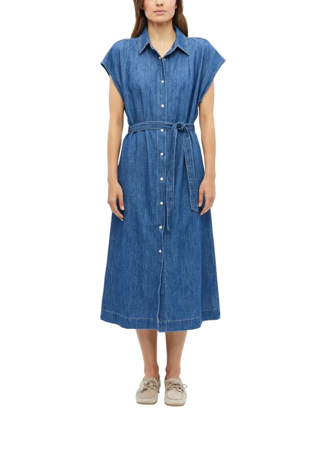 s.Oliver 2176478 Midi Jeanskleid Damen Denim