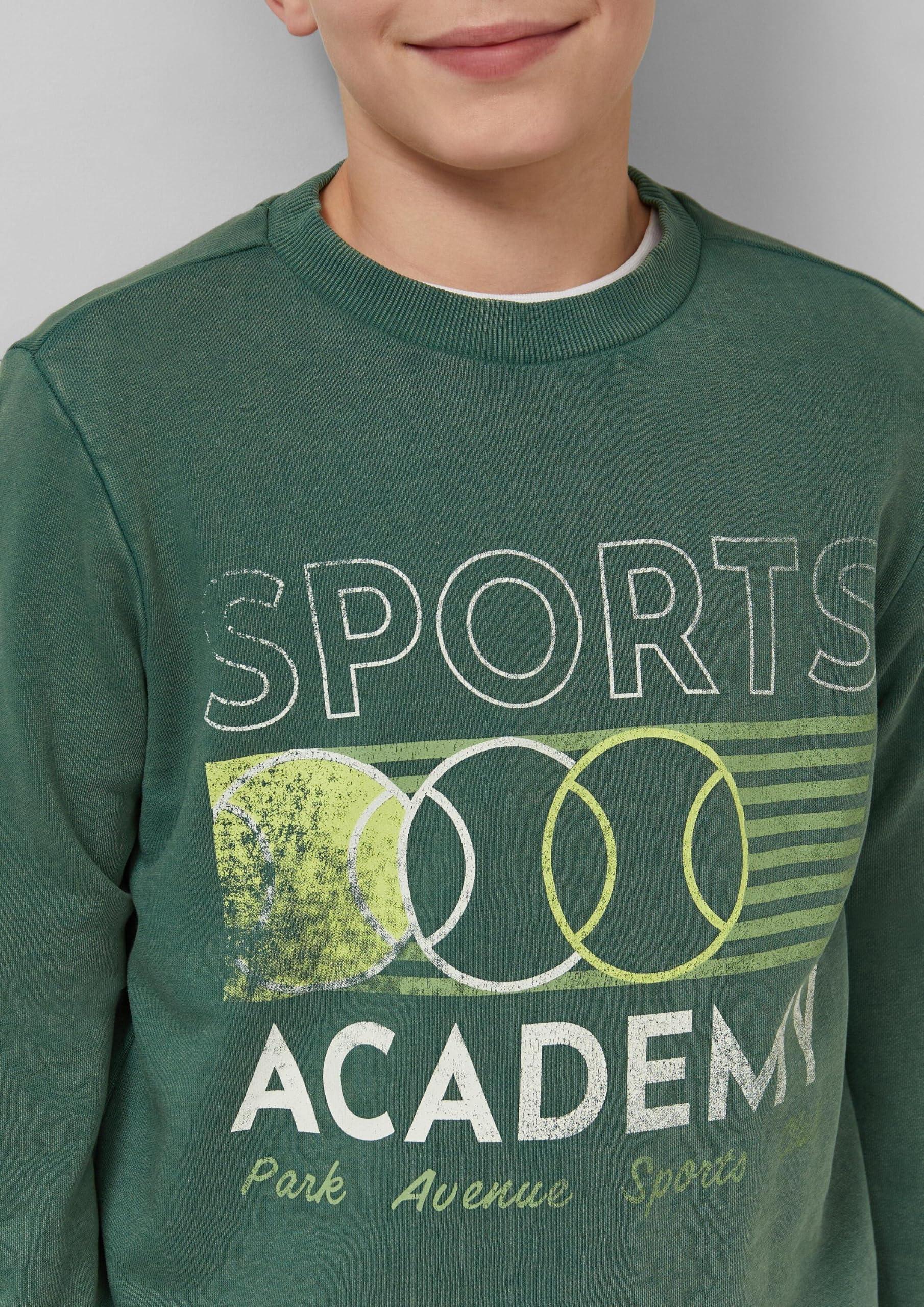 s.Oliver RED LABEL Sweatshirt Frontprint gewaschen