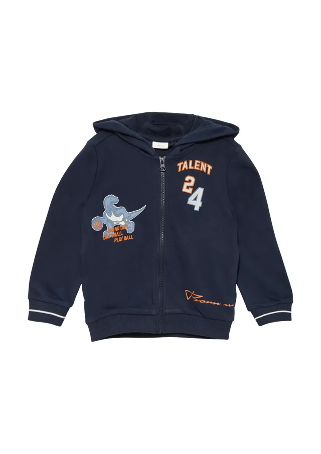 s.Oliver Red Label Sweatjacke Jungen Print Größe 128-134