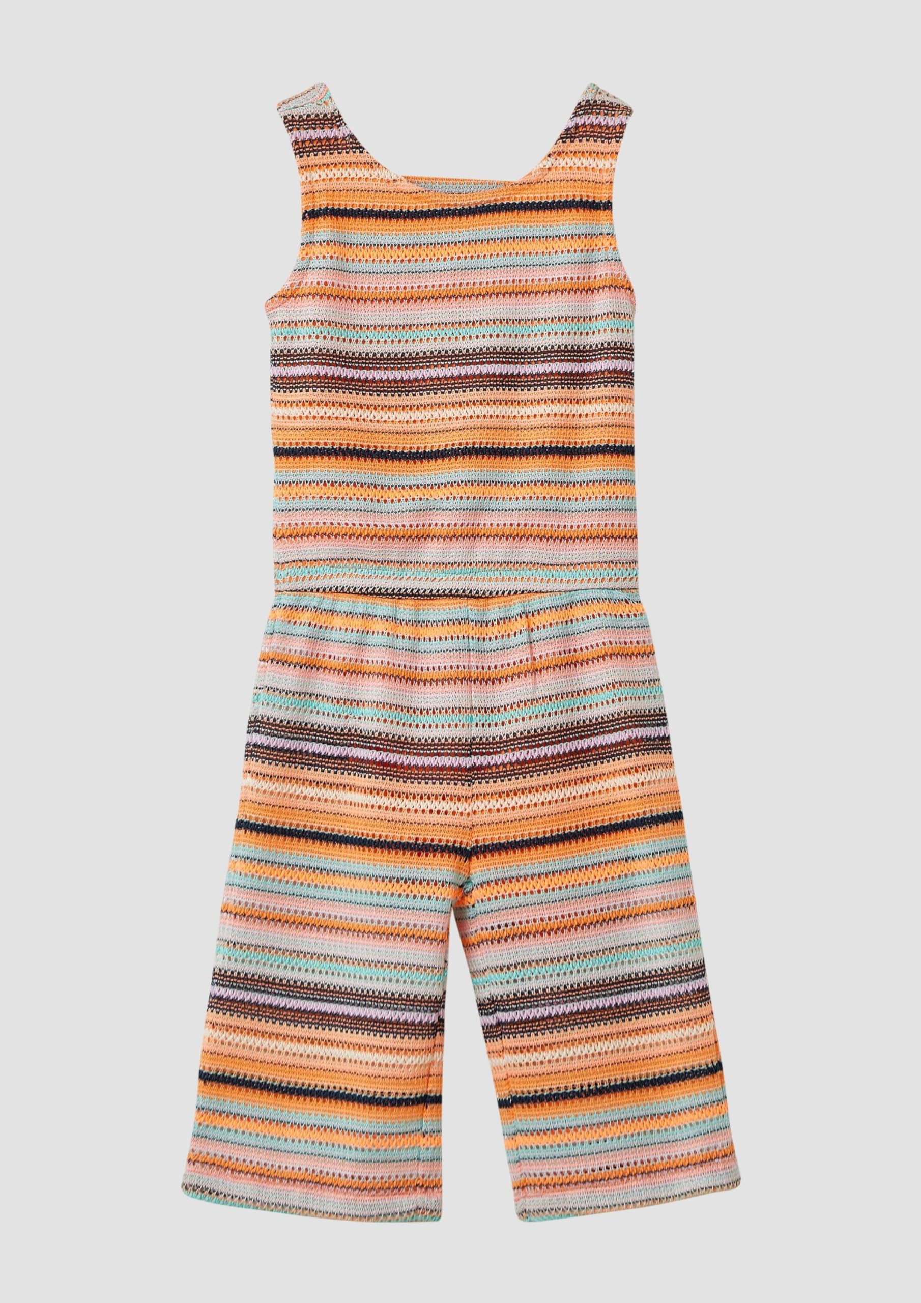 s.Oliver RED LABEL Jumpsuit Culotte Overall Gr.134 mehrfarbig