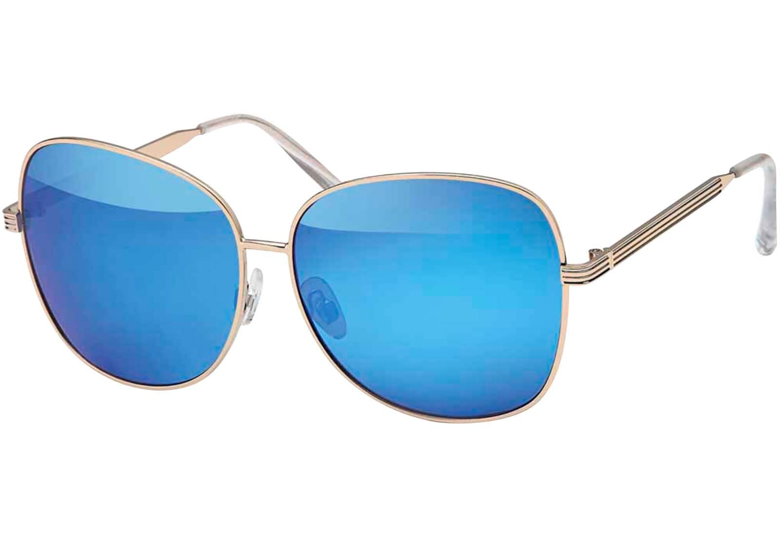 BEZLIT Piloten Sonnenbrille Schwarz Gold UV400 Unisex