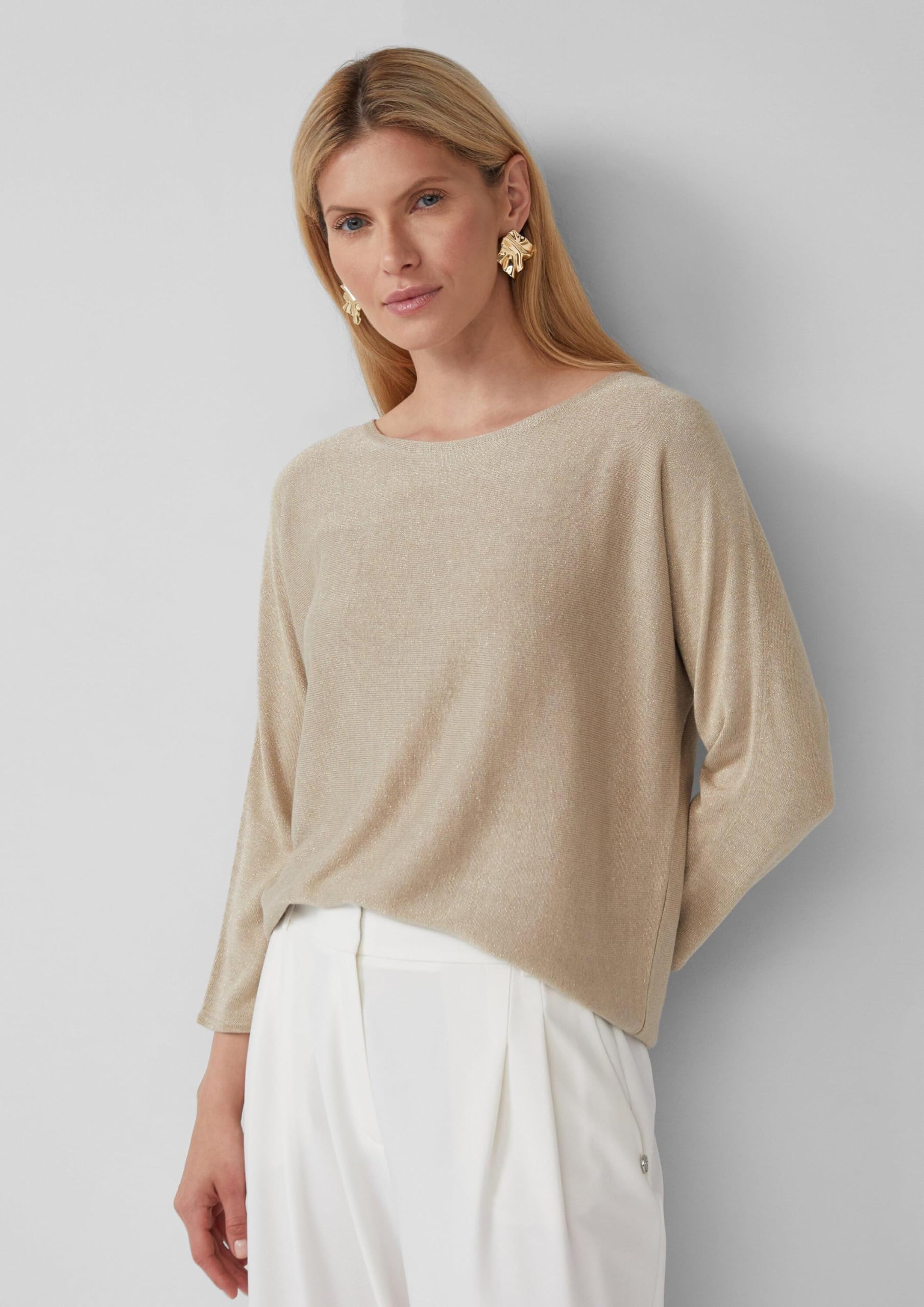 s.Oliver Junior Strickpullover mit Glitzergarn 3/4-Arm